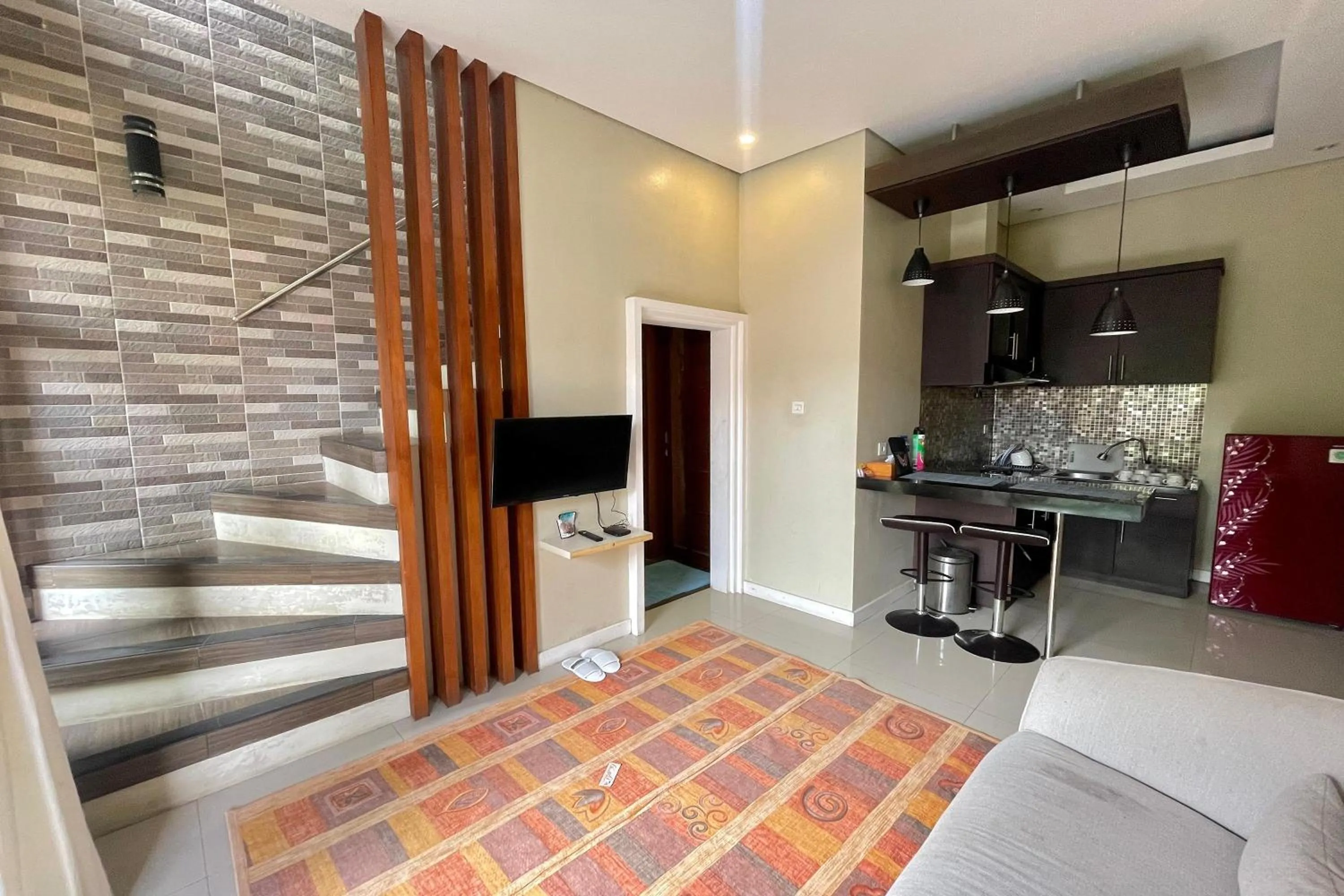 Living room, Bed in Double U Camp and Villa