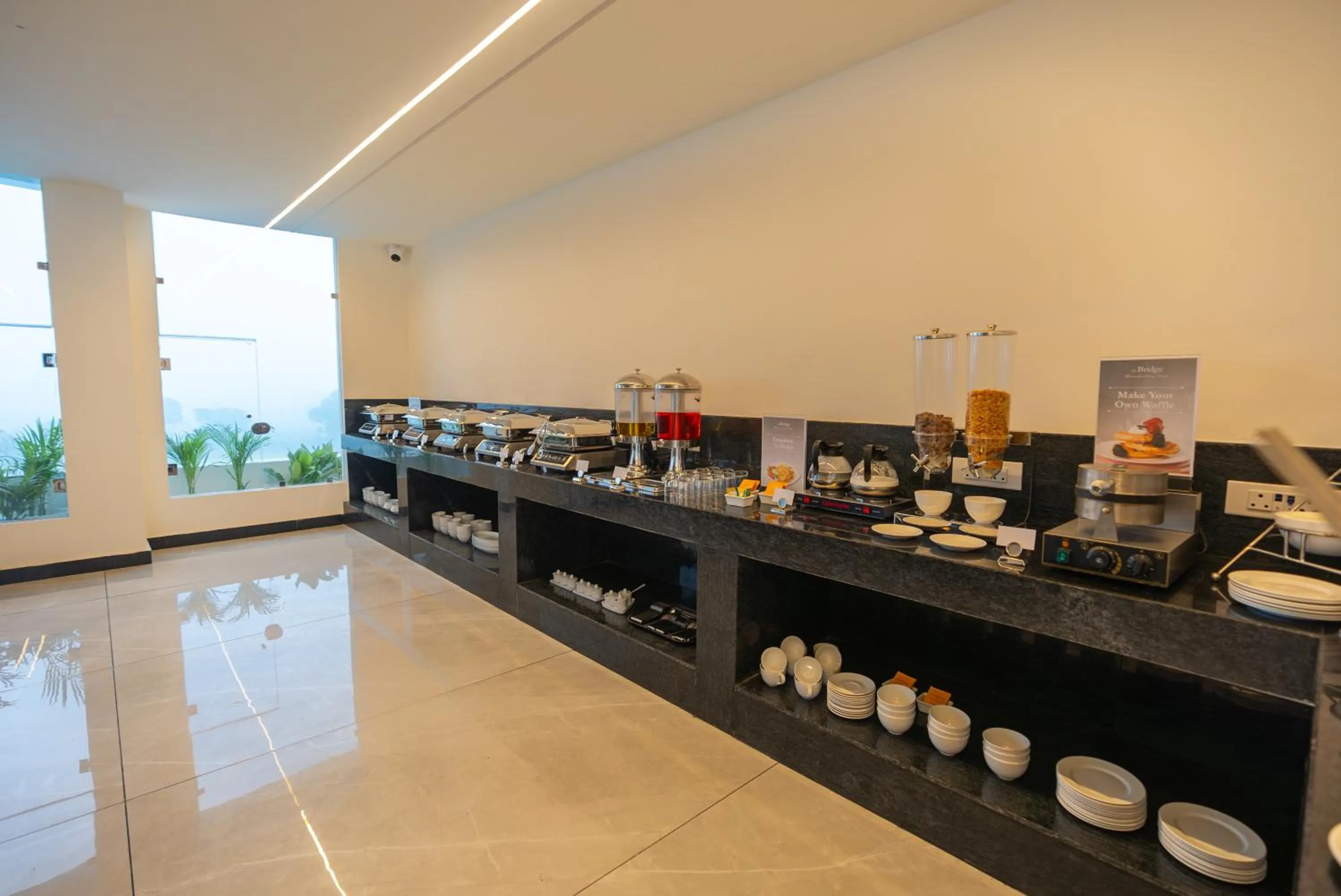 Buffet breakfast in Clarks inn Express Ayodhya