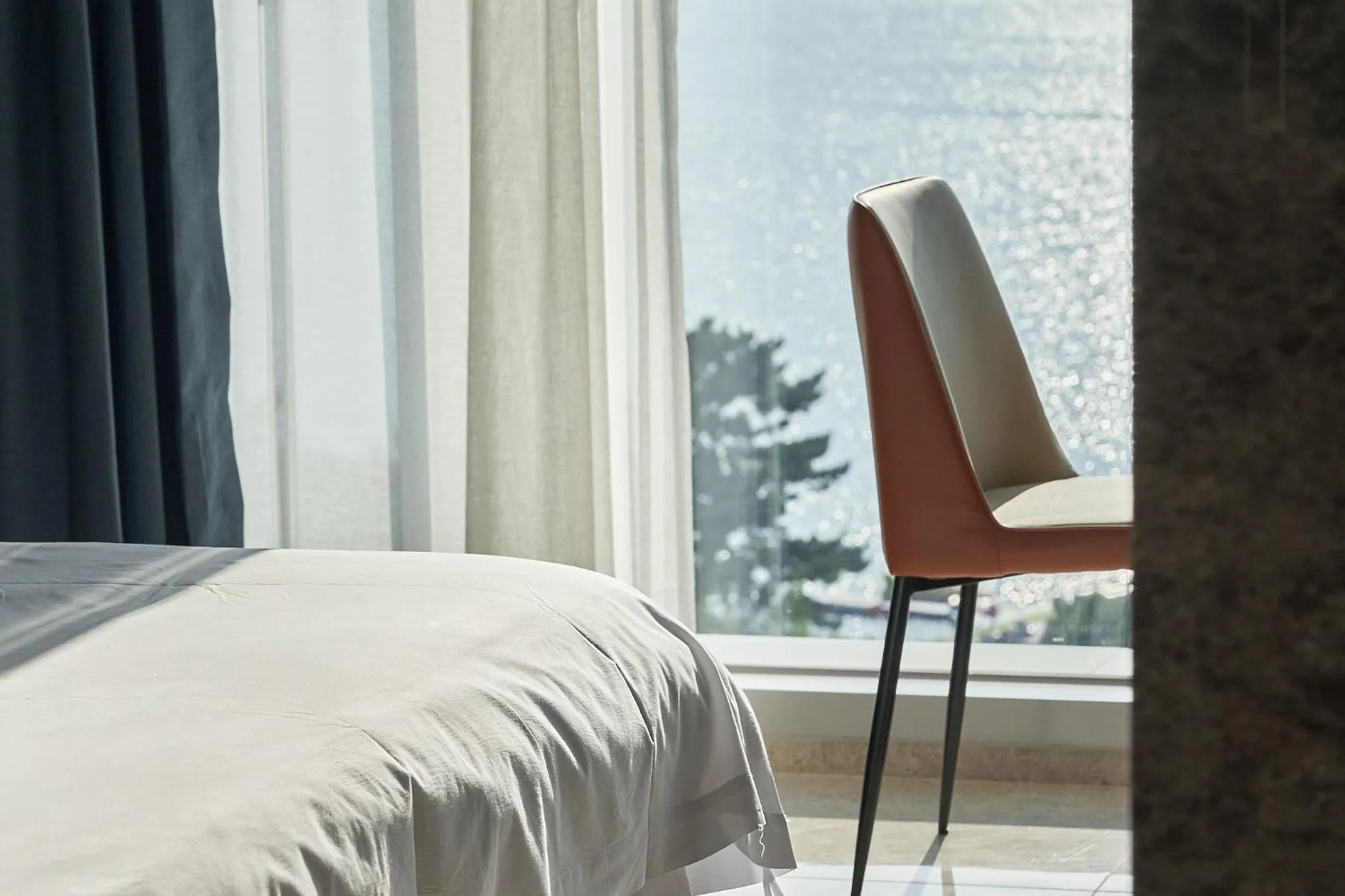 Bed in Yeosu Calacatta Hotel & Resort