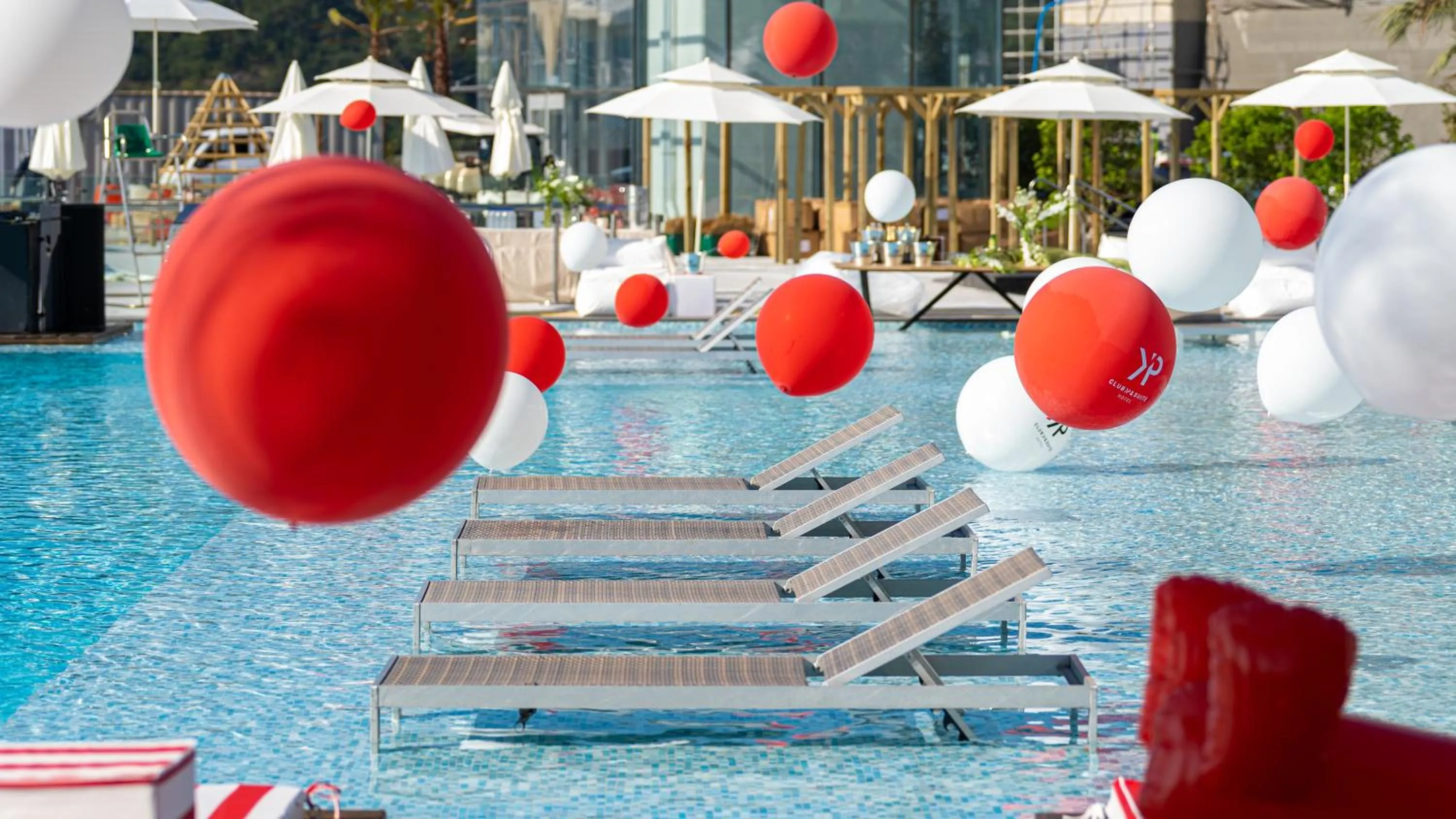 Pool view in Yeosu Calacatta Hotel & Resort