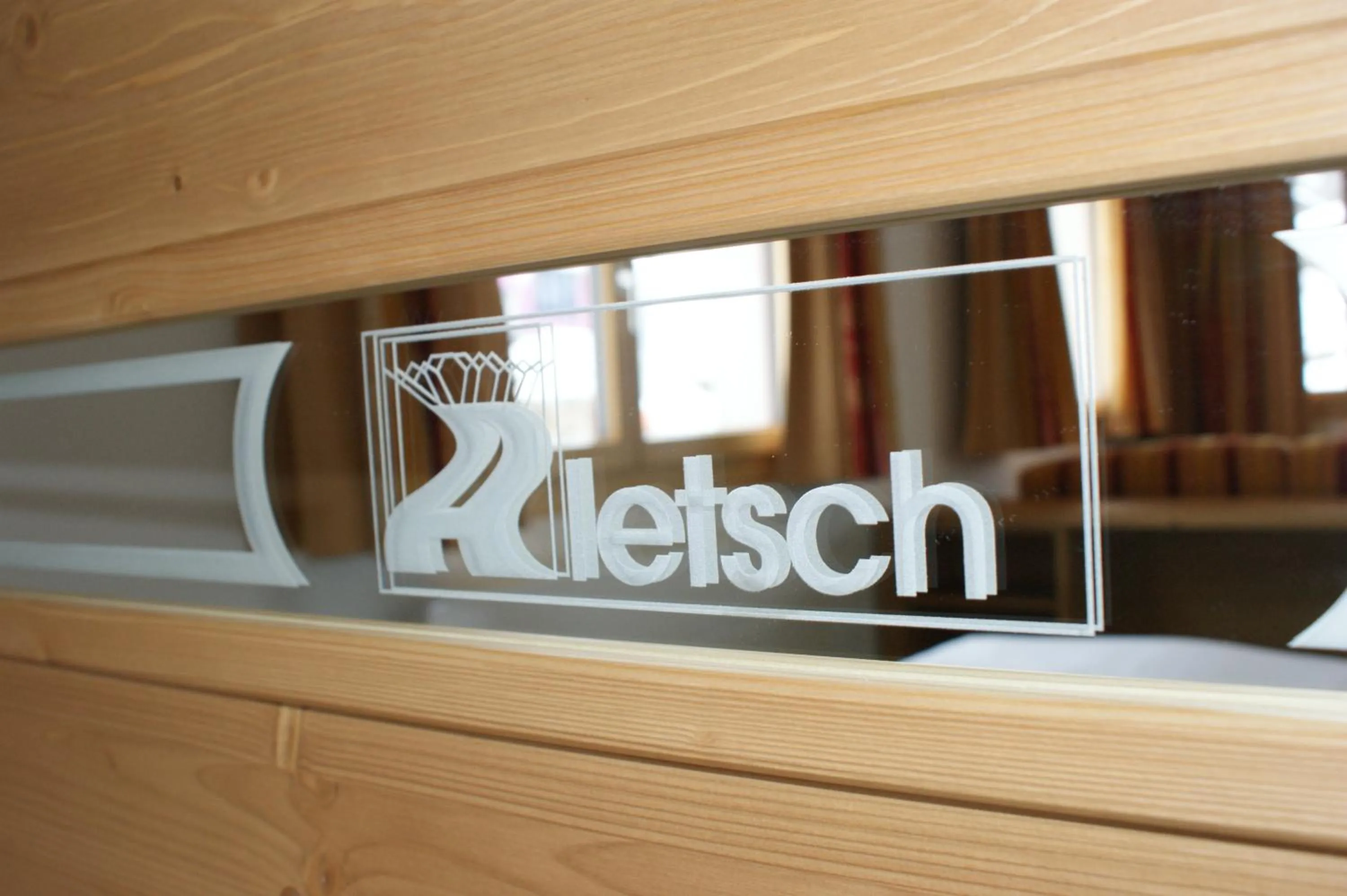 Decorative detail in Hotel Aletsch