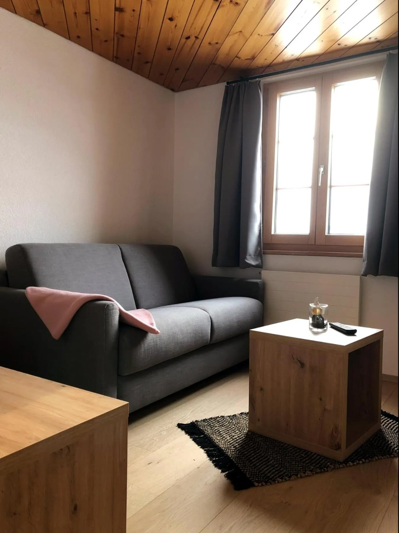 Seating area in Hotel Aletsch