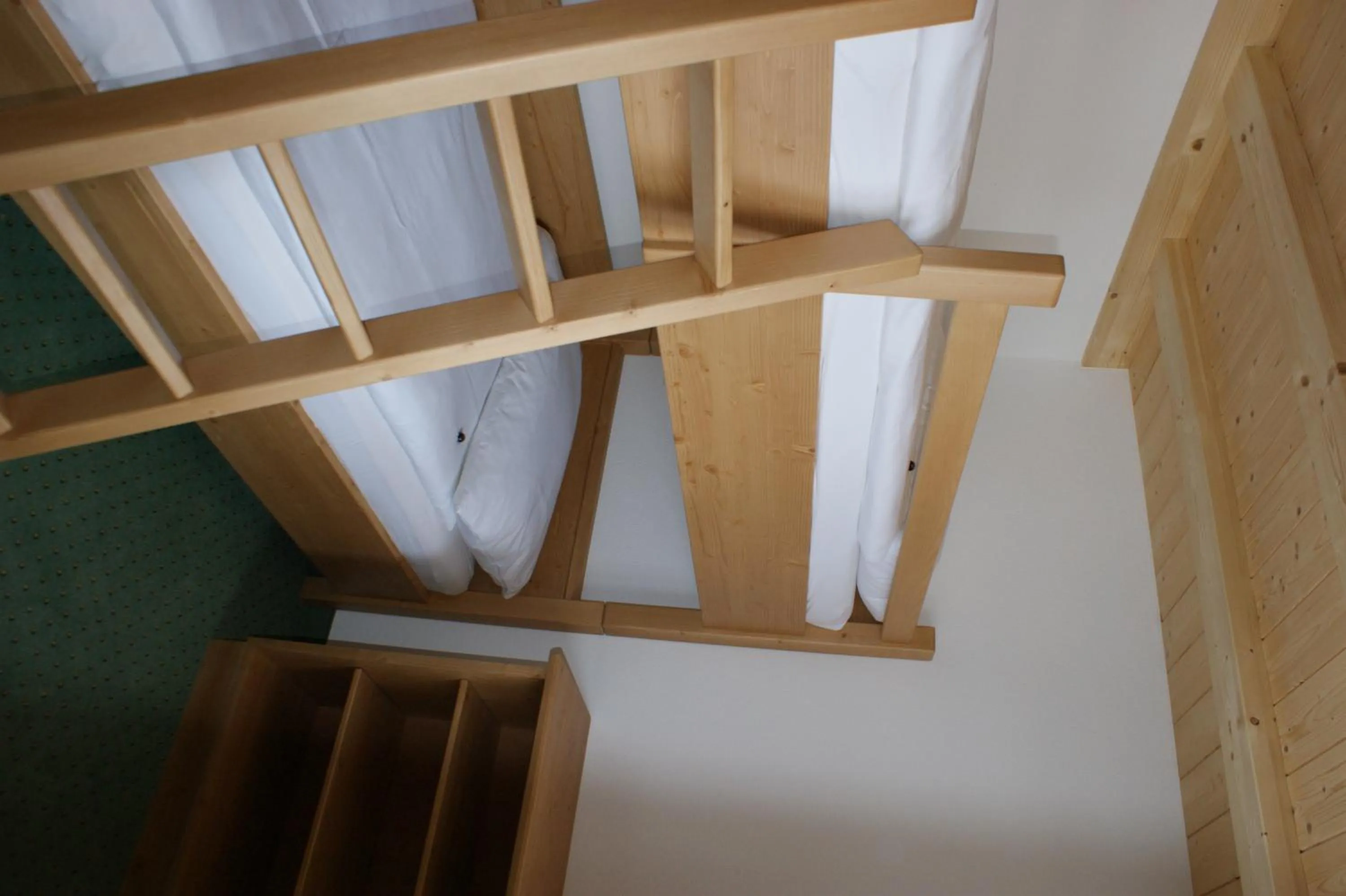 Bed in Hotel Aletsch
