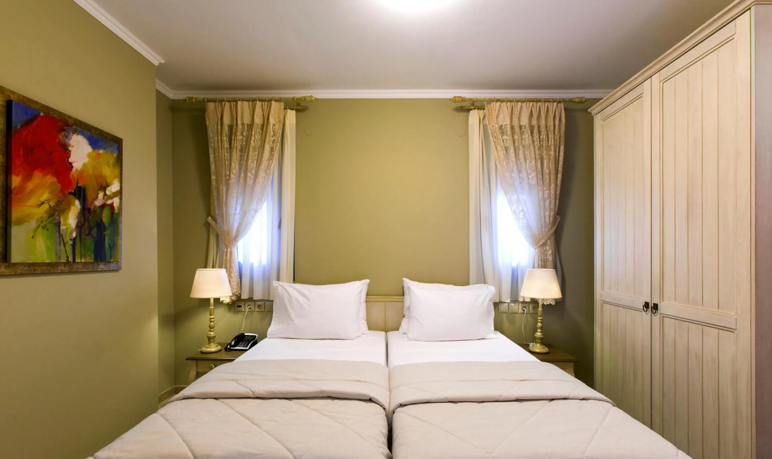 Bedroom, Bed in Ionia Suites