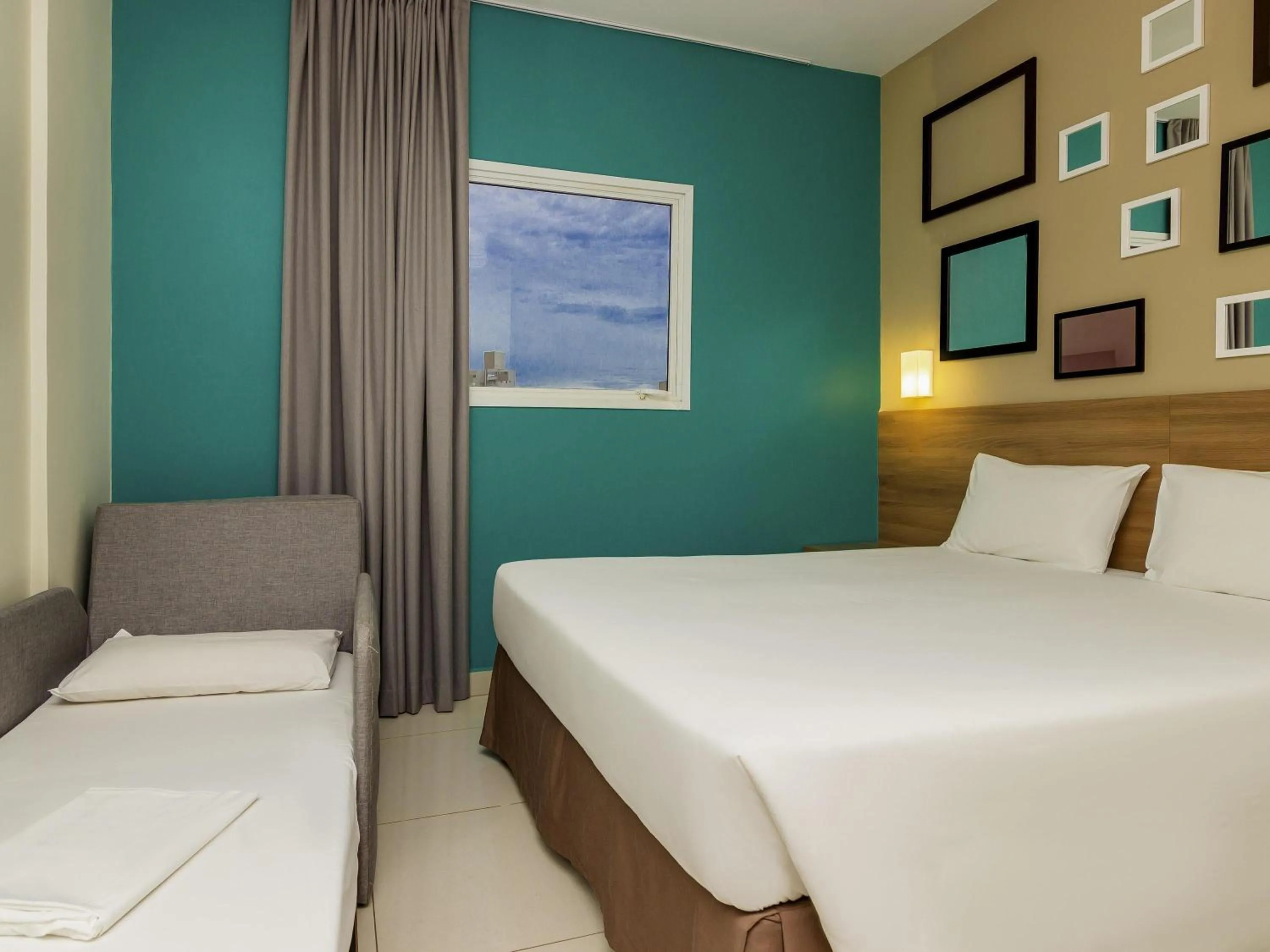 Bedroom in ibis Styles Ribeirao Preto Braz Olaia