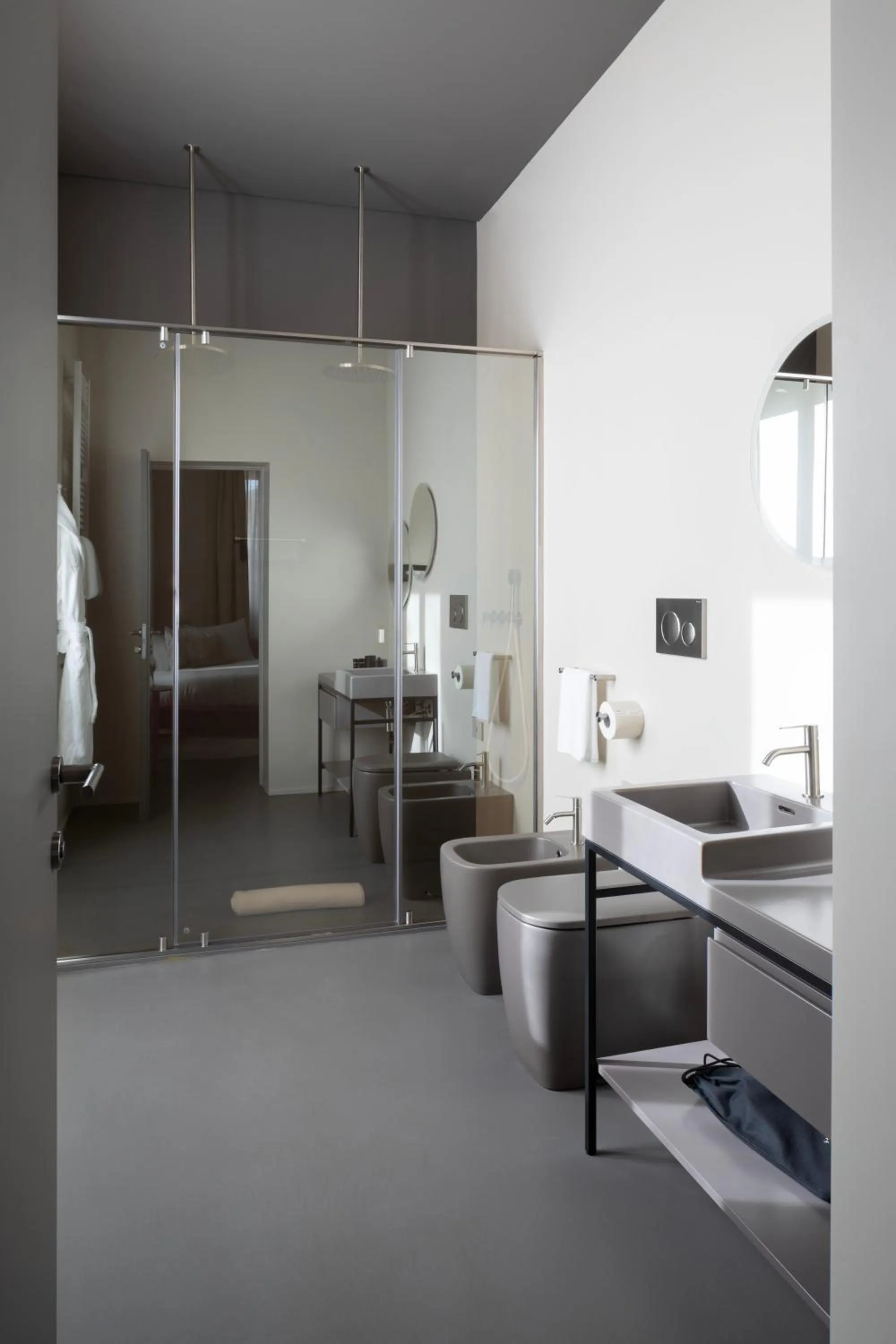 Shower in Interno Marche Design Experience Hotel