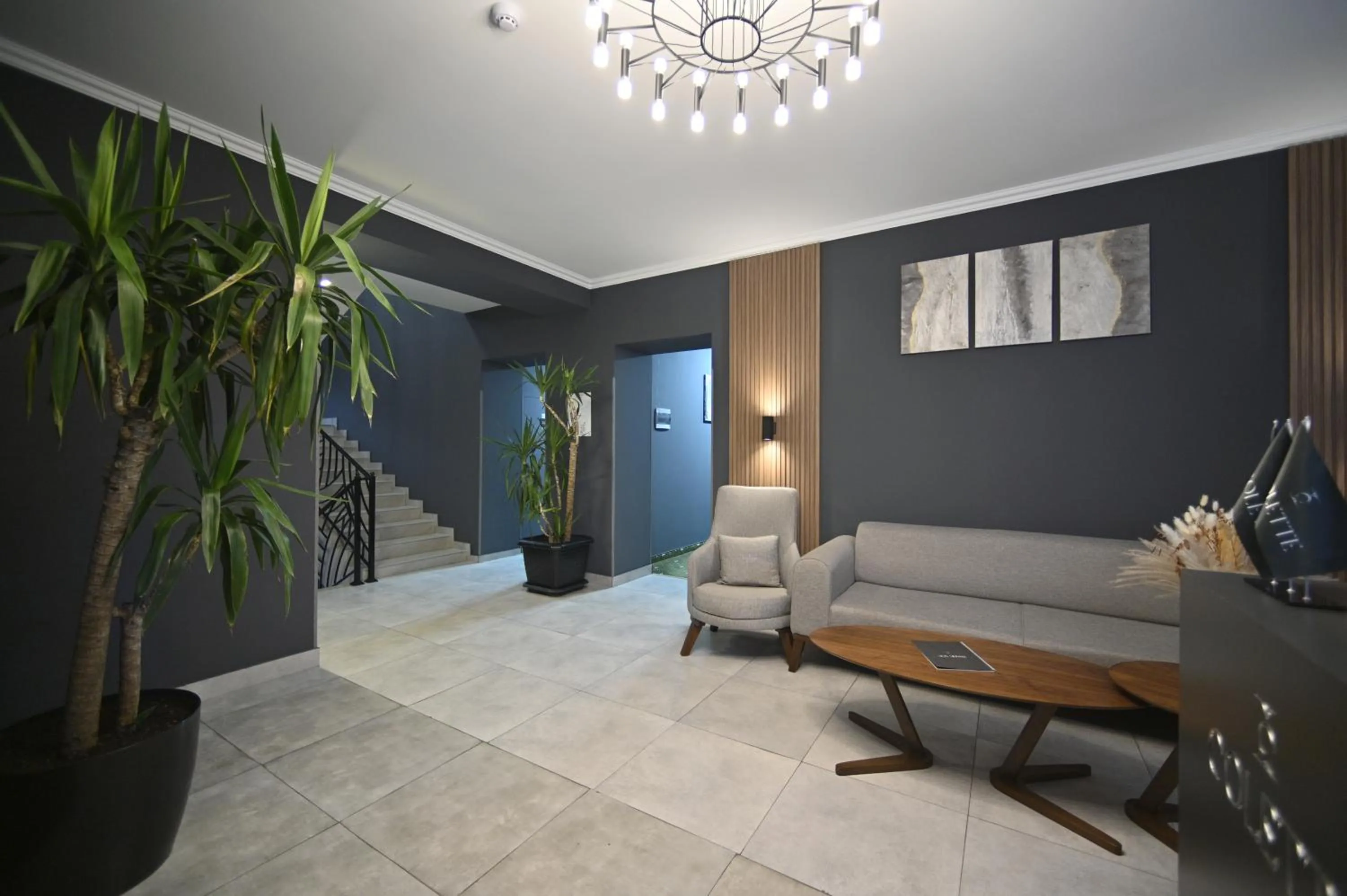 Communal lounge/ TV room in Colette Hotel