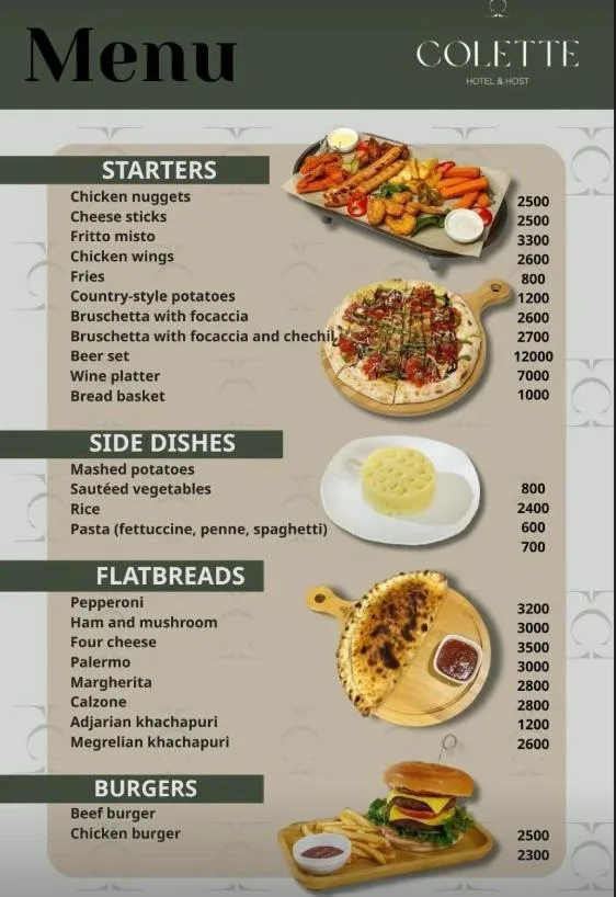 Restaurant/places to eat in Colette Hotel