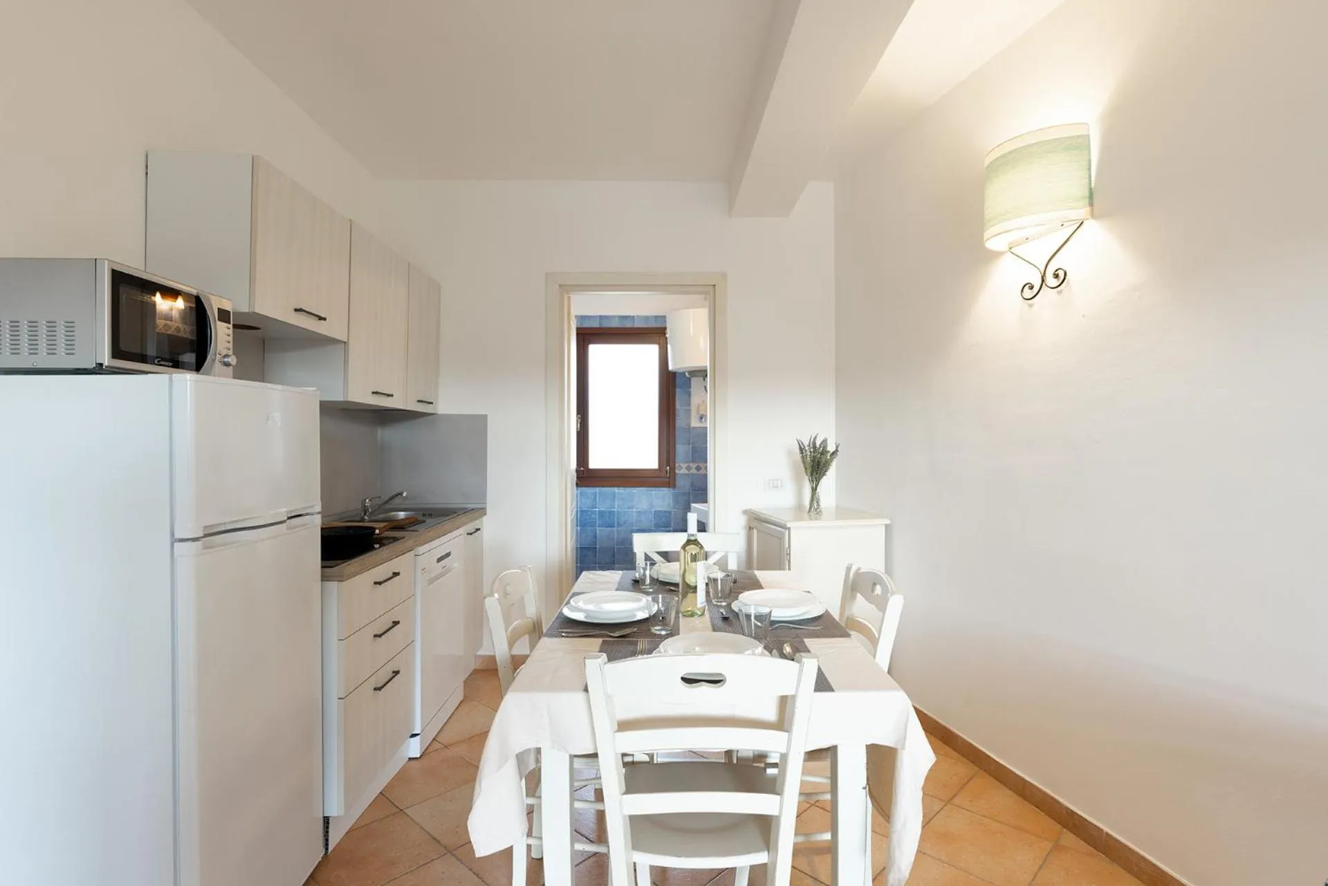 Kitchen or kitchenette in Residence Baia dei Mirti