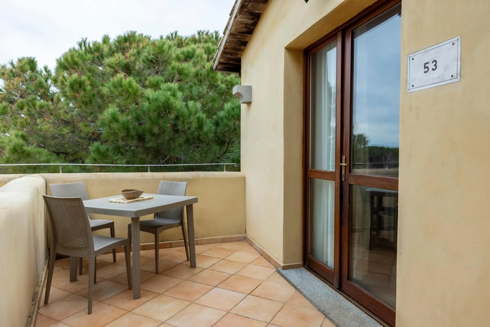Balcony/Terrace in Residence Baia dei Mirti