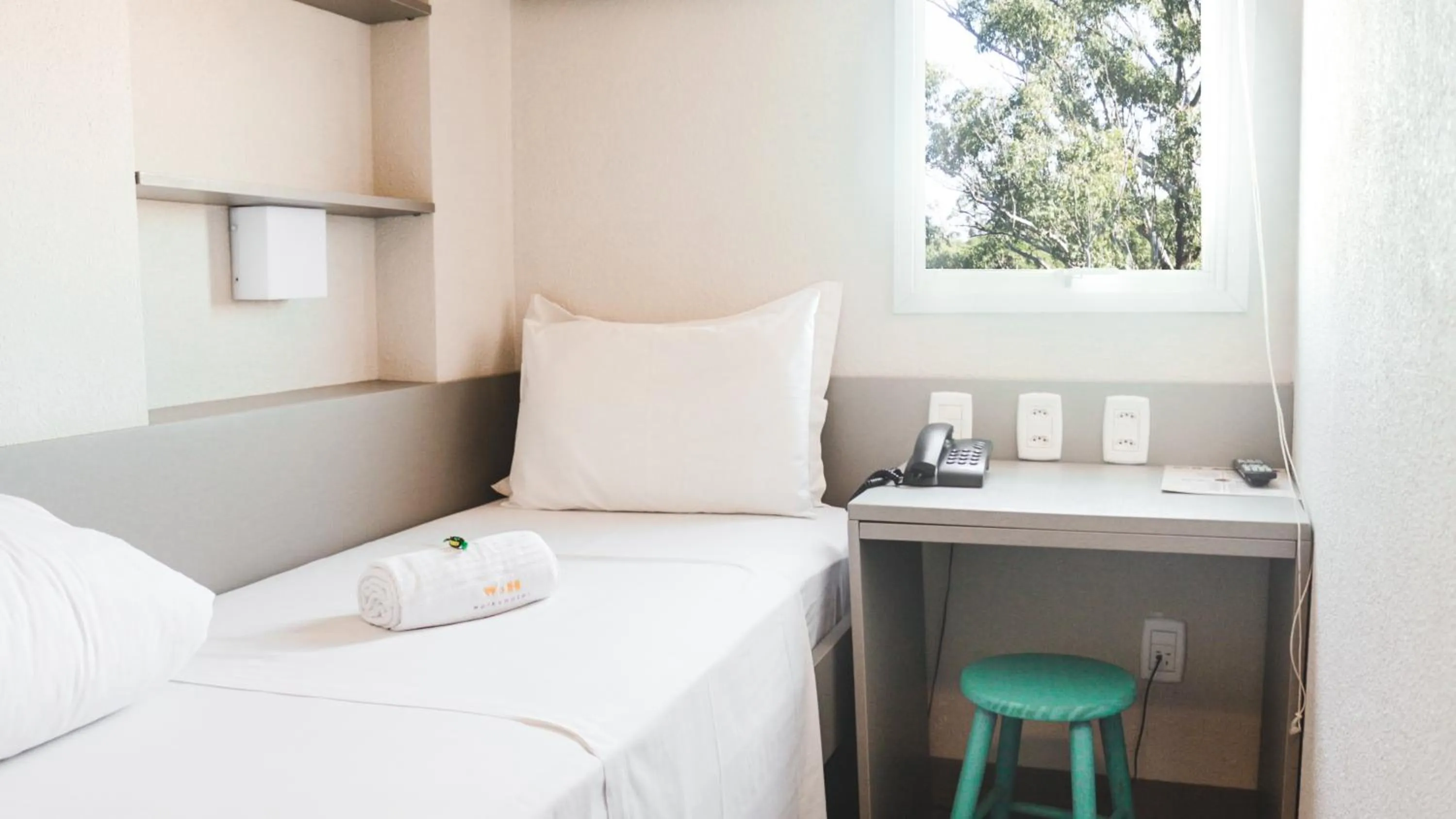 Bedroom, Bed in Work Hotel Design