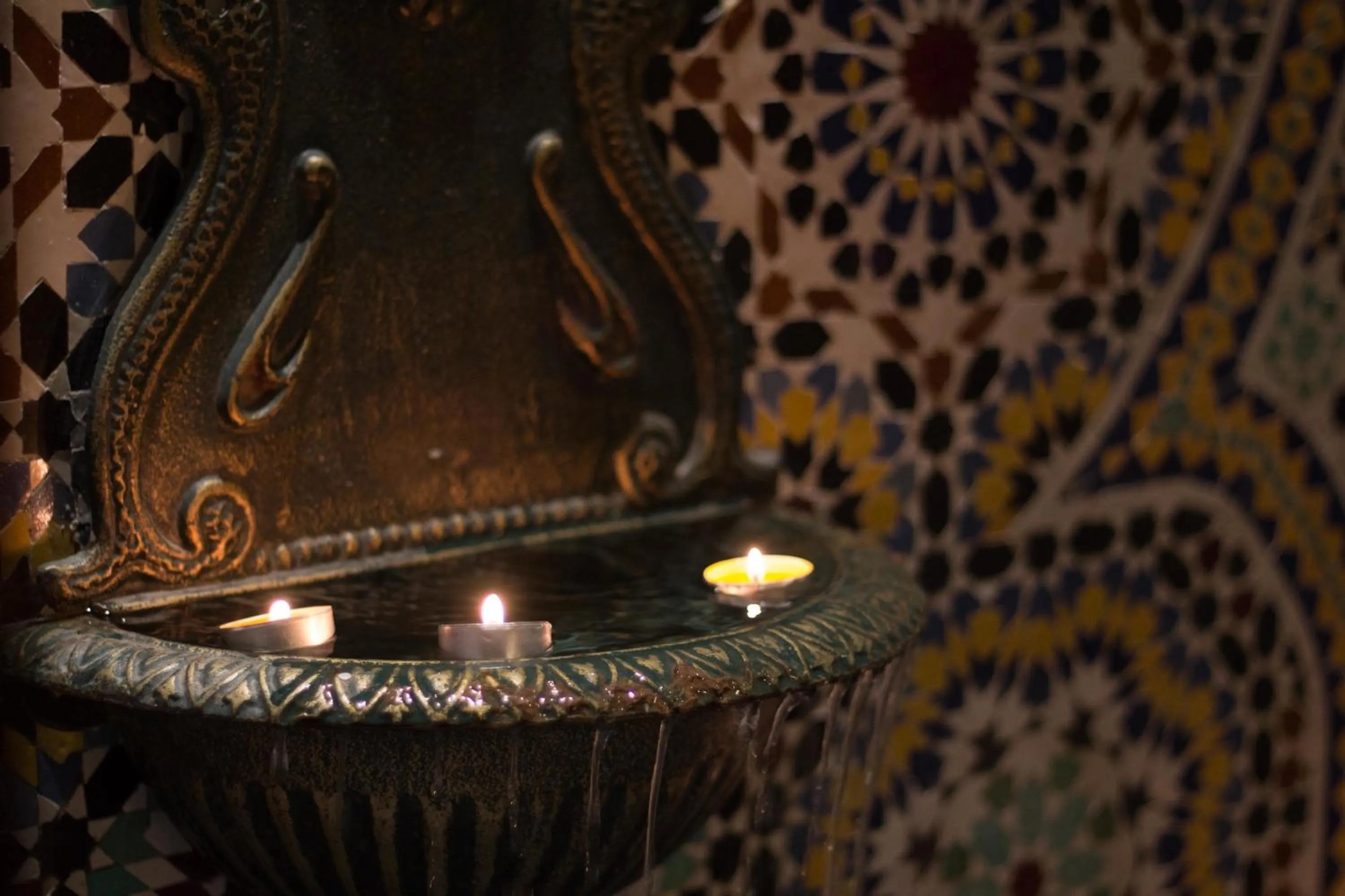 Decorative detail in Riad Al Makan Fes & Spa