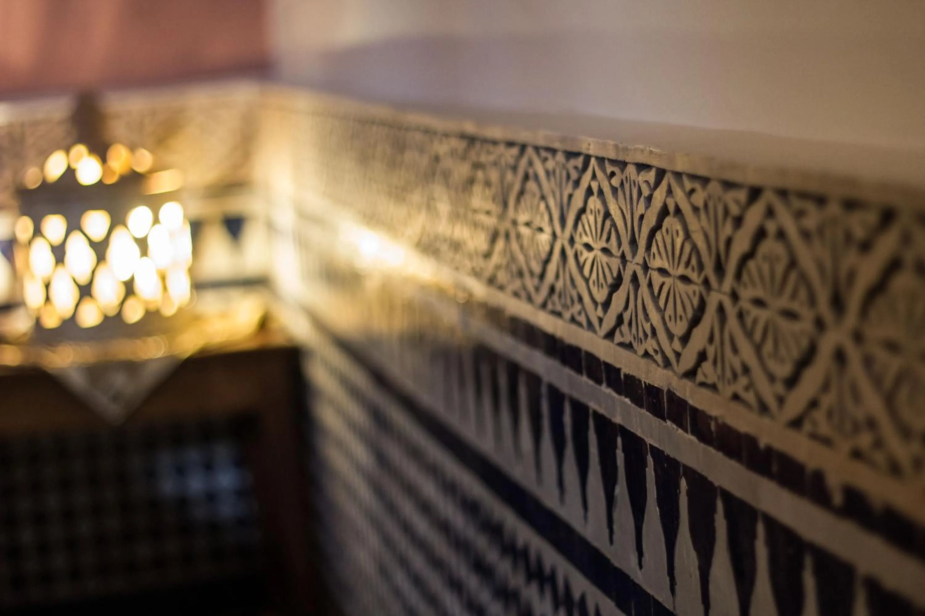 Decorative detail in Riad Al Makan Fes & Spa
