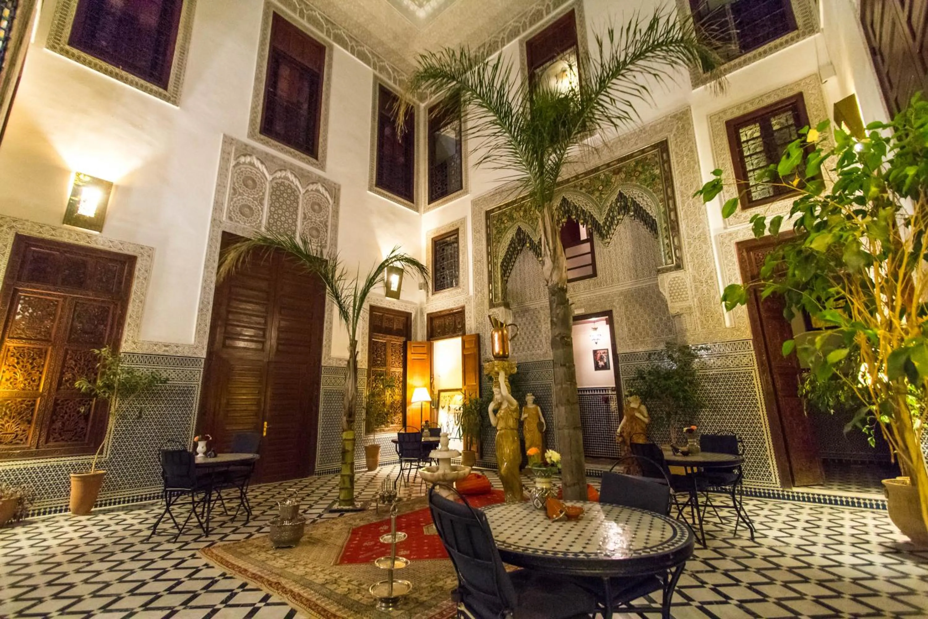 Patio in Riad Al Makan Fes & Spa