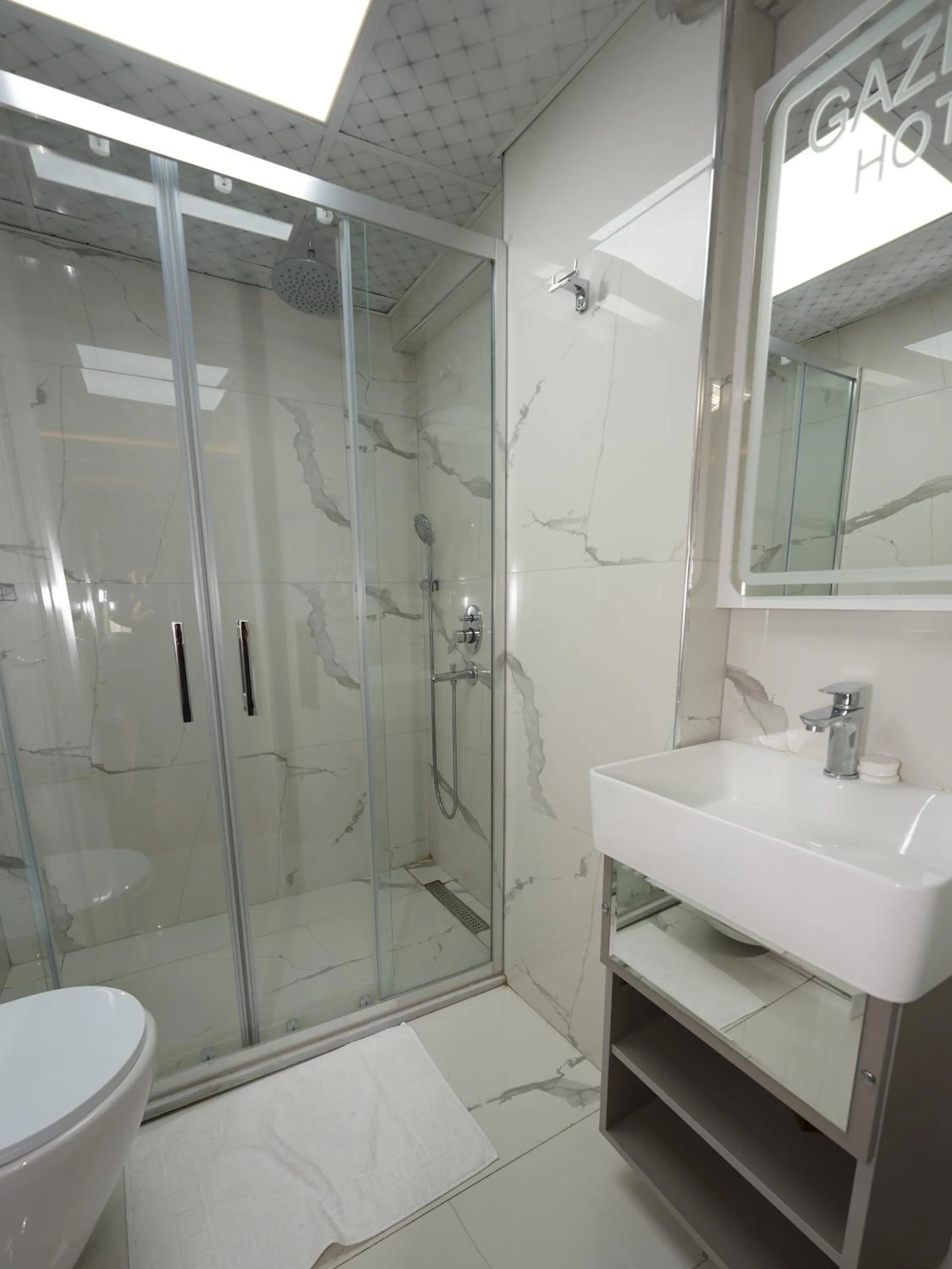 Shower in gazelle suites