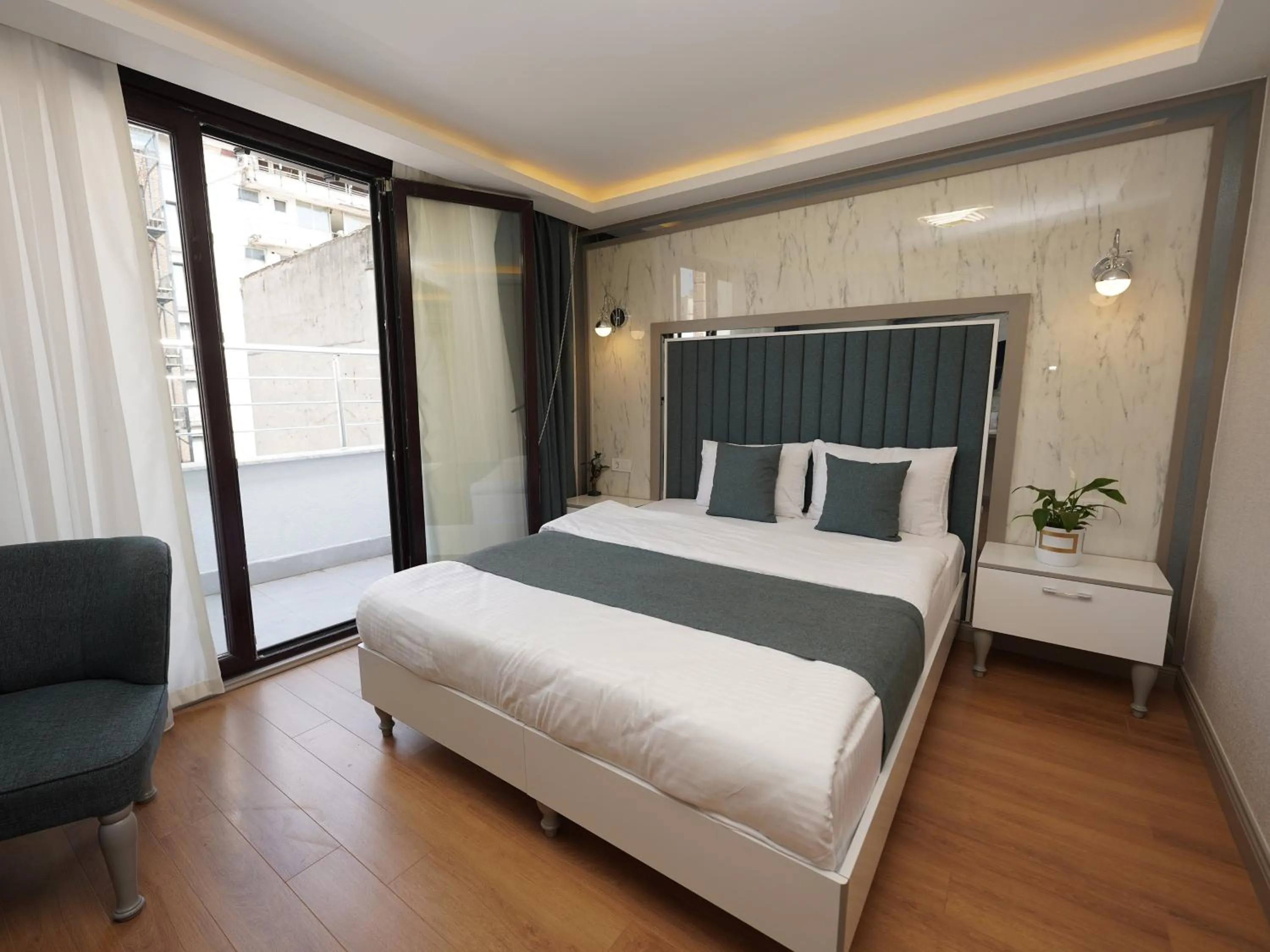 Bed in gazelle suites