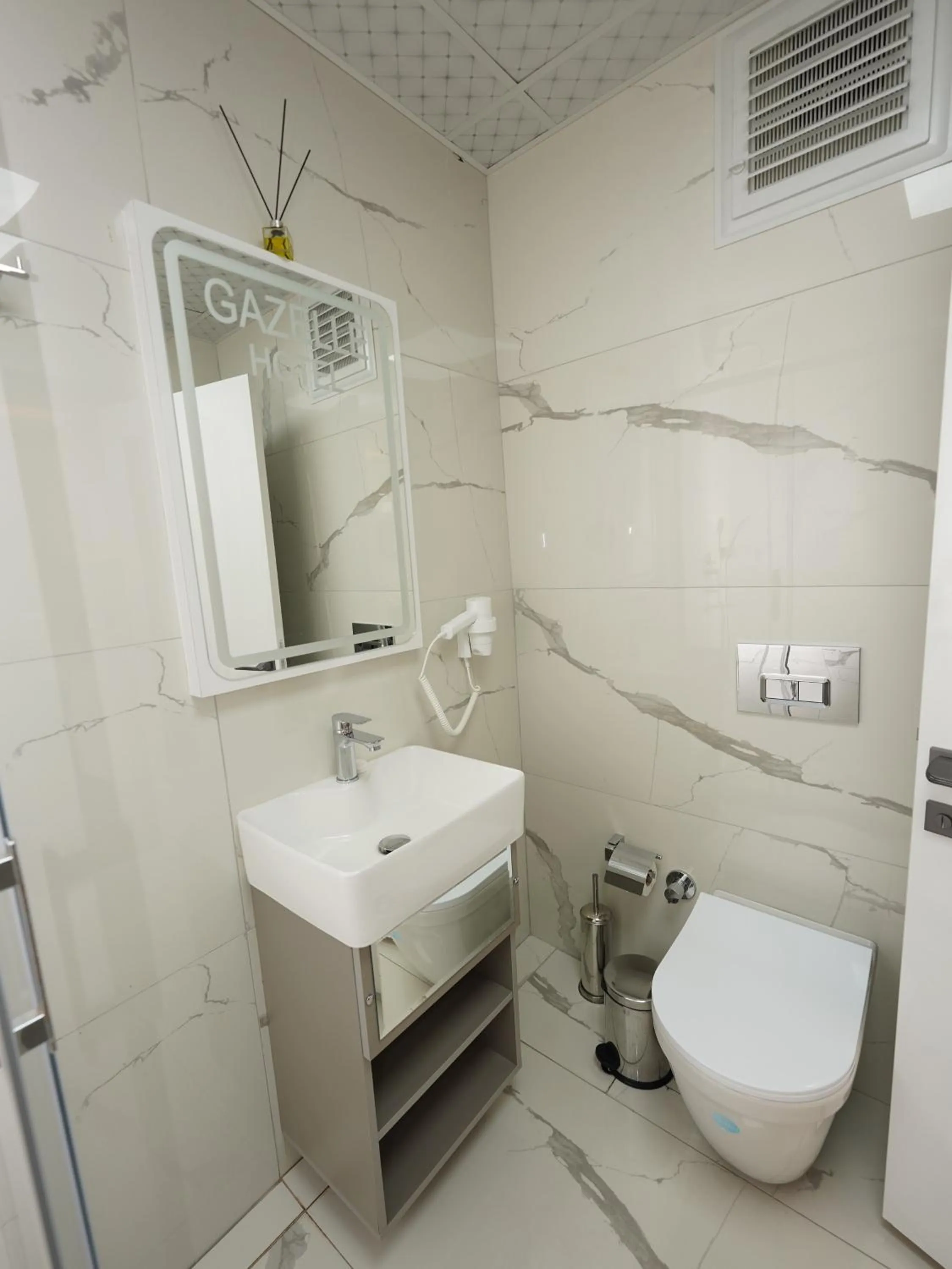 Toilet in gazelle suites