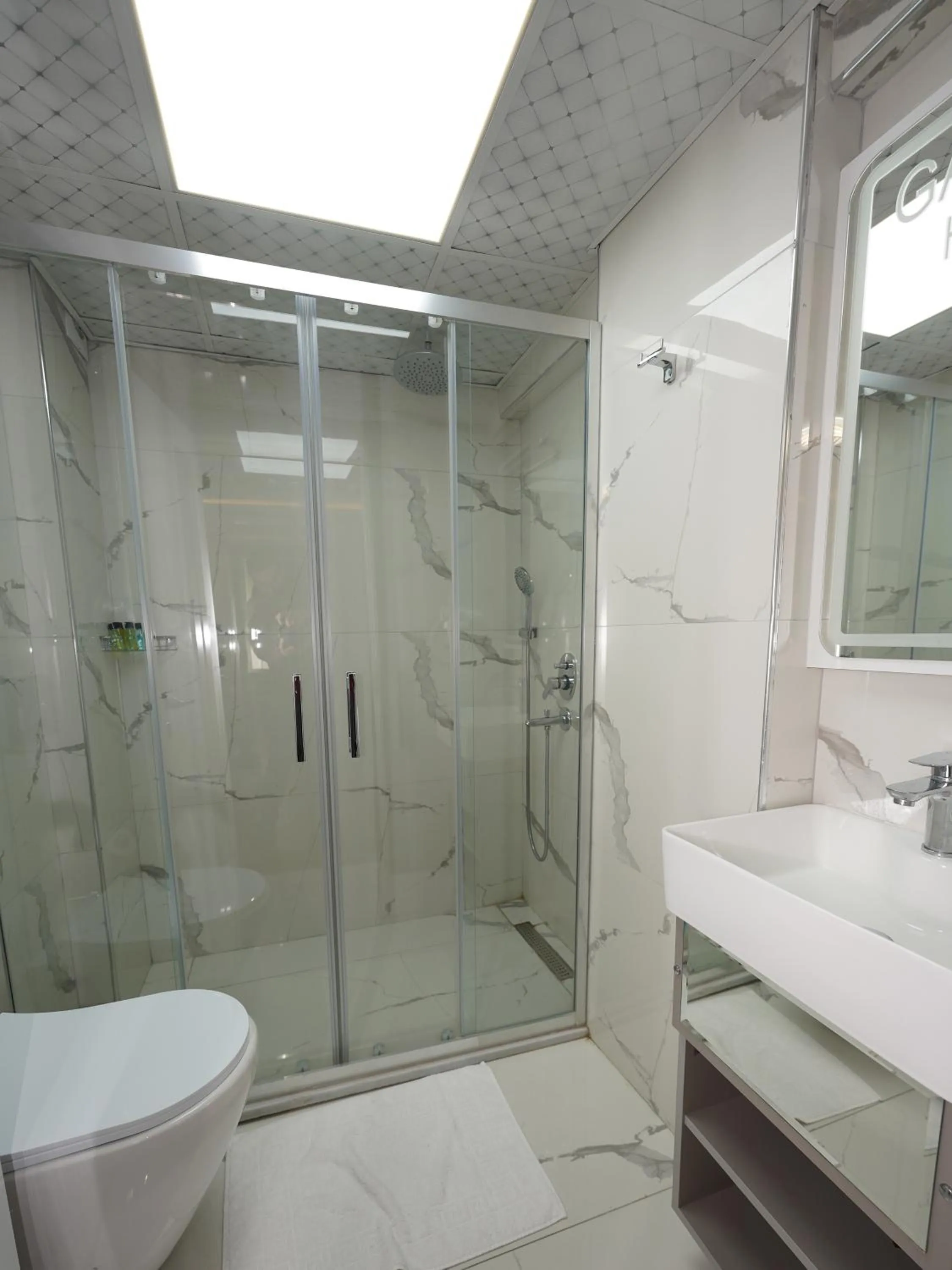 Shower in gazelle suites