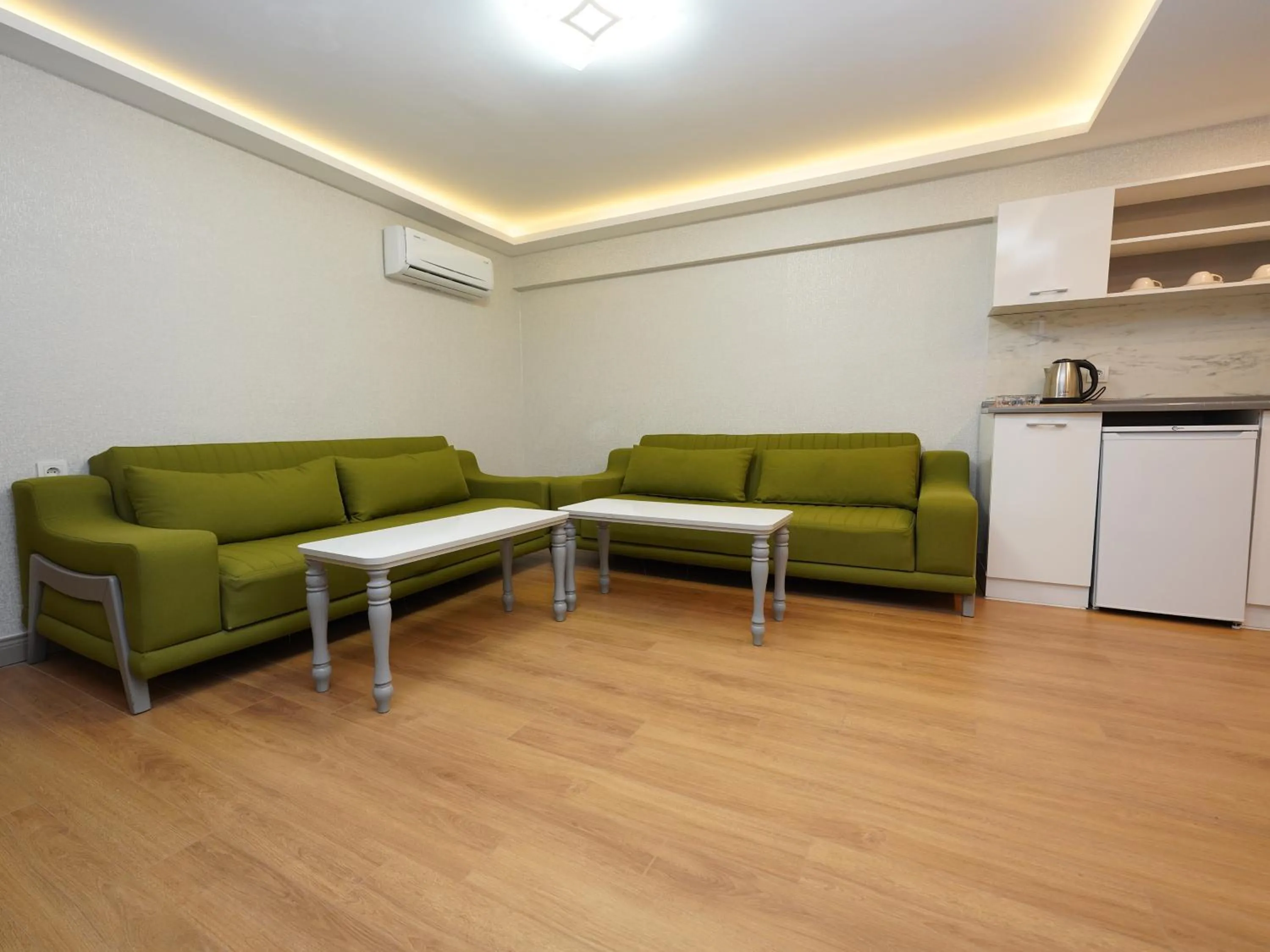 Living room in gazelle suites