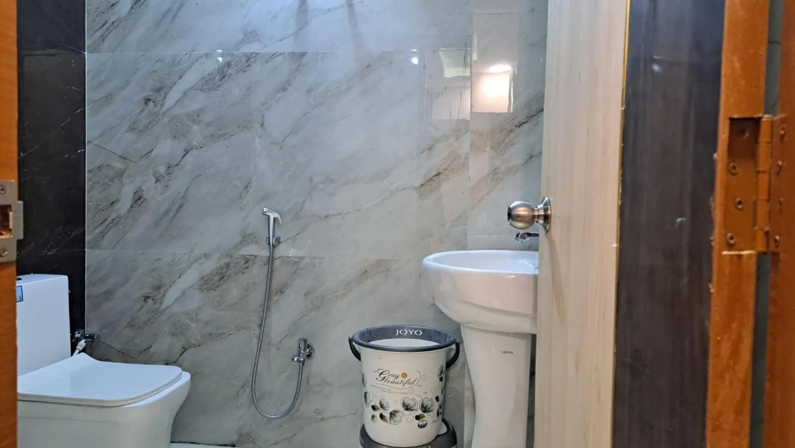 Bathroom in Asha Hotel