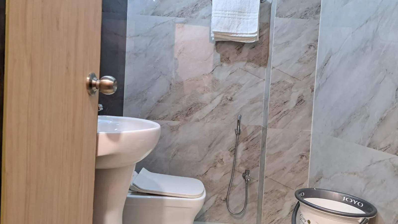 Bathroom in Asha Hotel