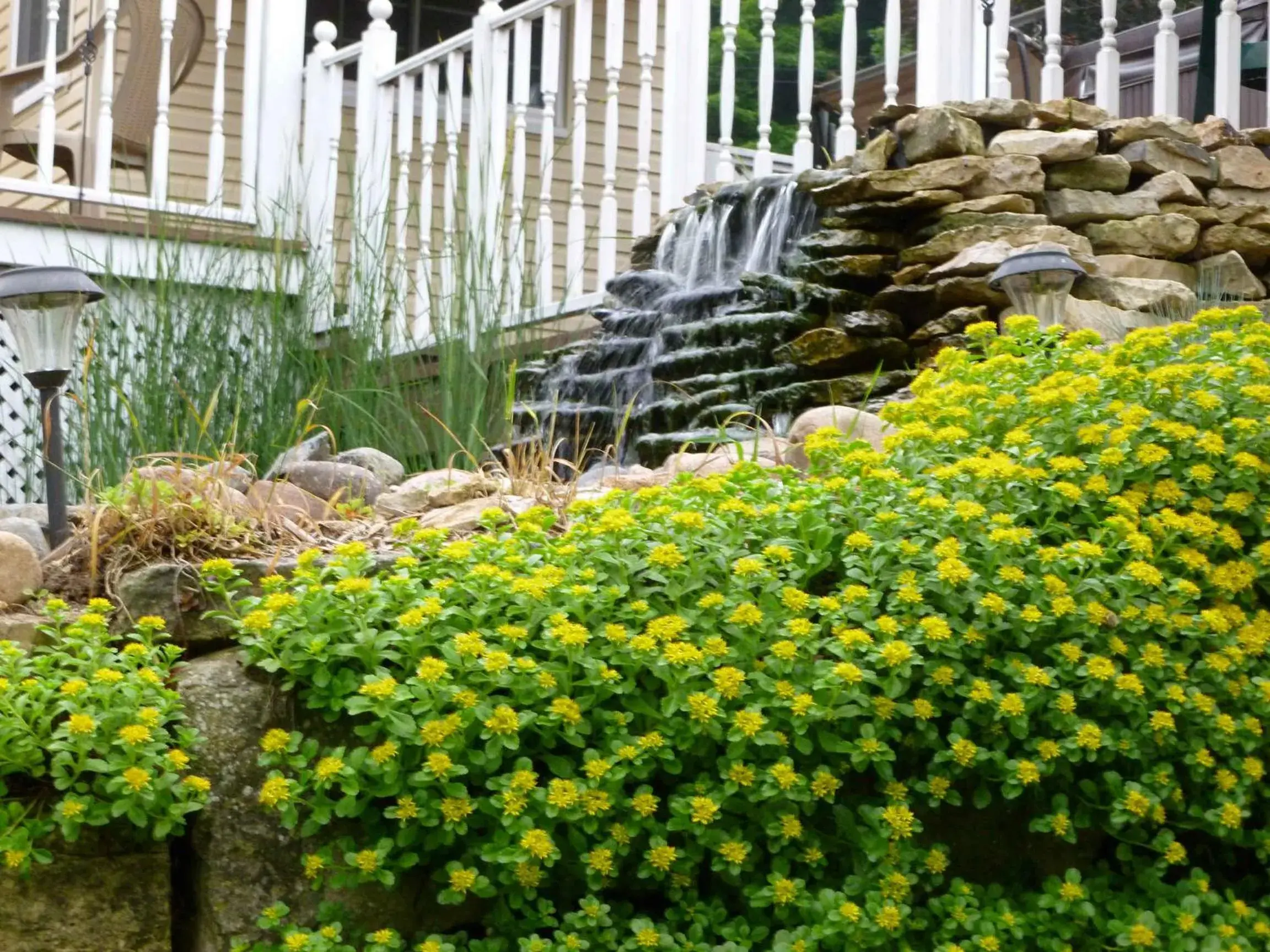 Facade/entrance, Garden in Trickling Waters Retreat