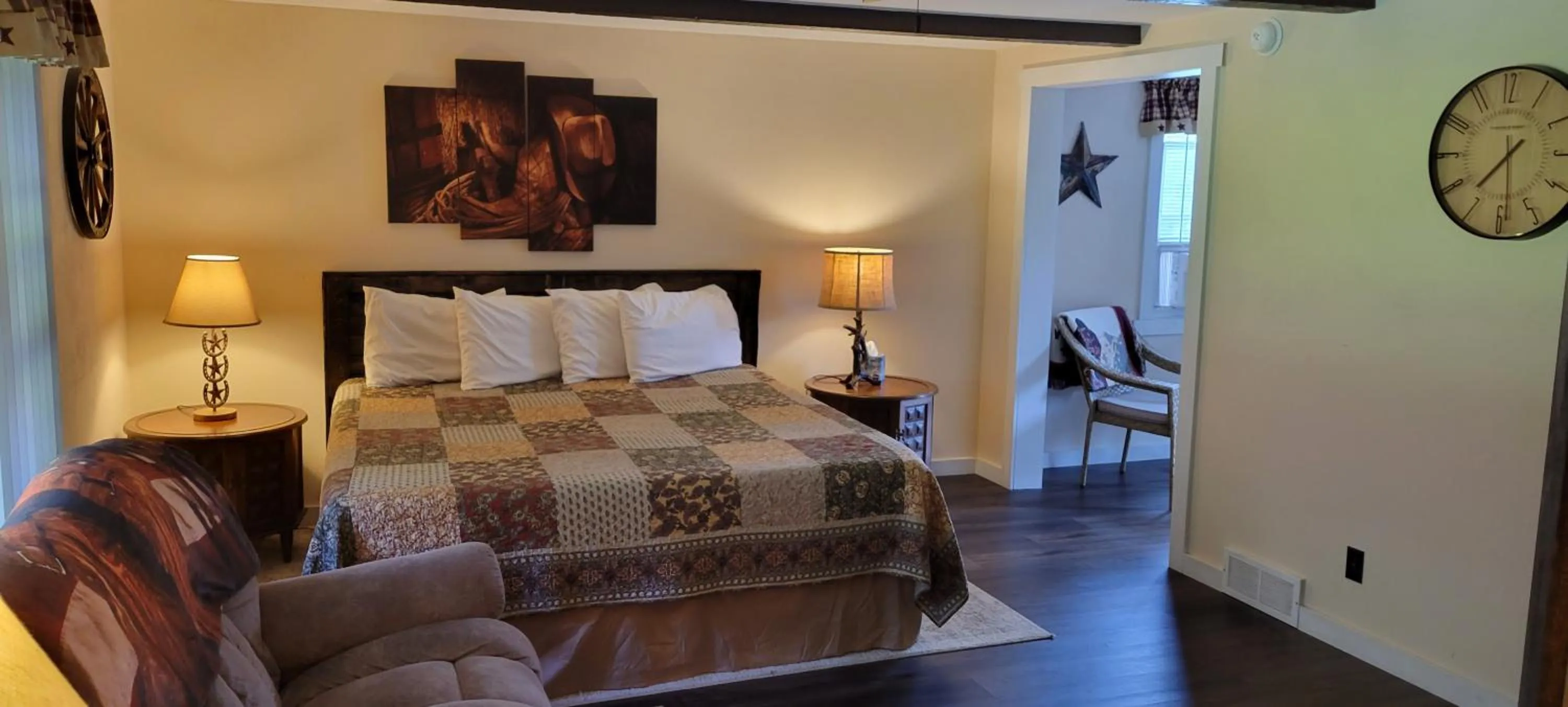 Bed in Trickling Waters Retreat