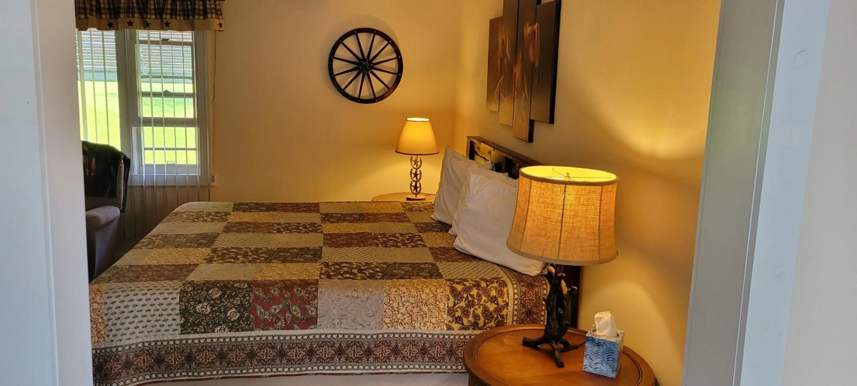 Bed in Trickling Waters Retreat