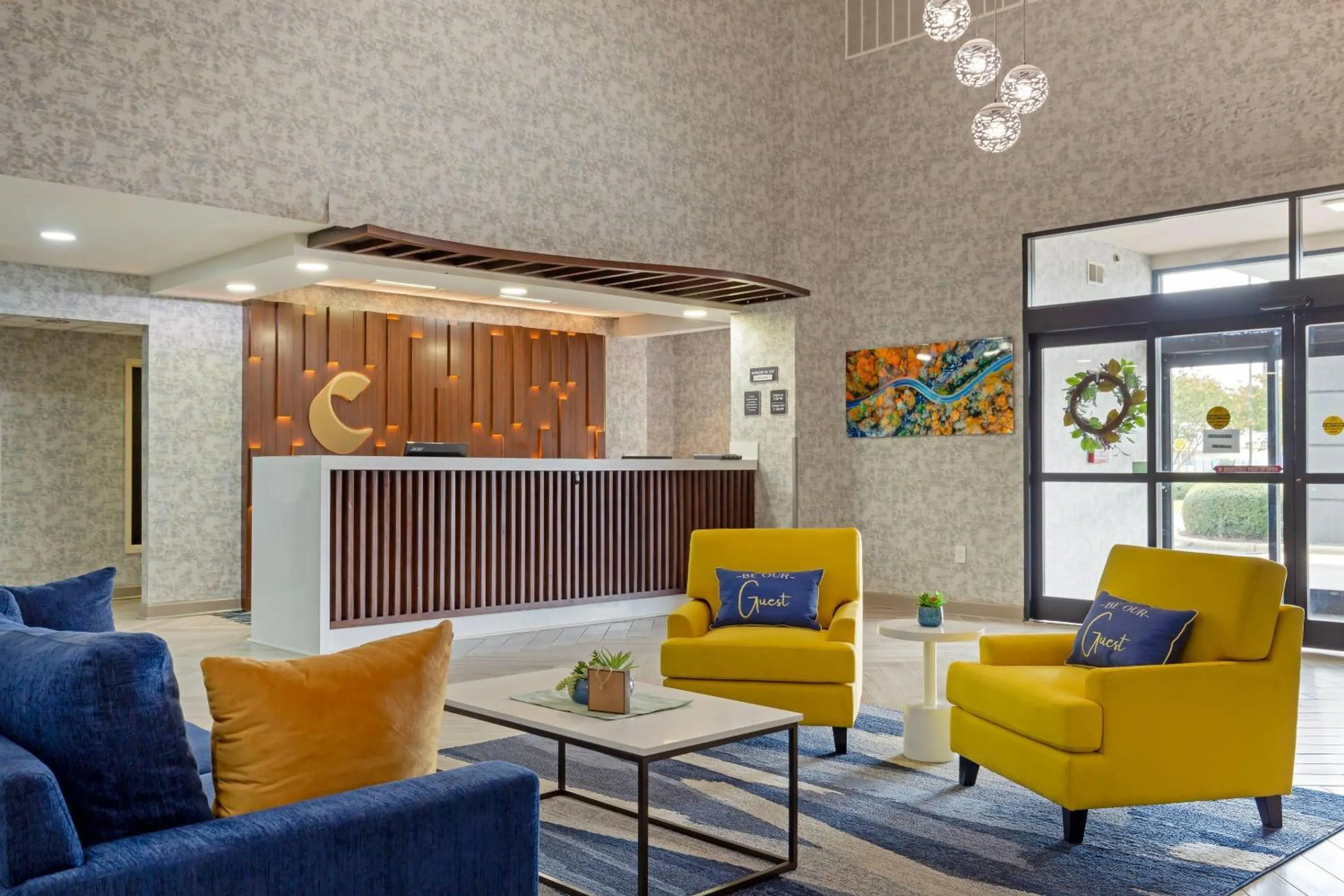 Lobby or reception in Comfort Inn & Suites Greenville Near East Carolina University