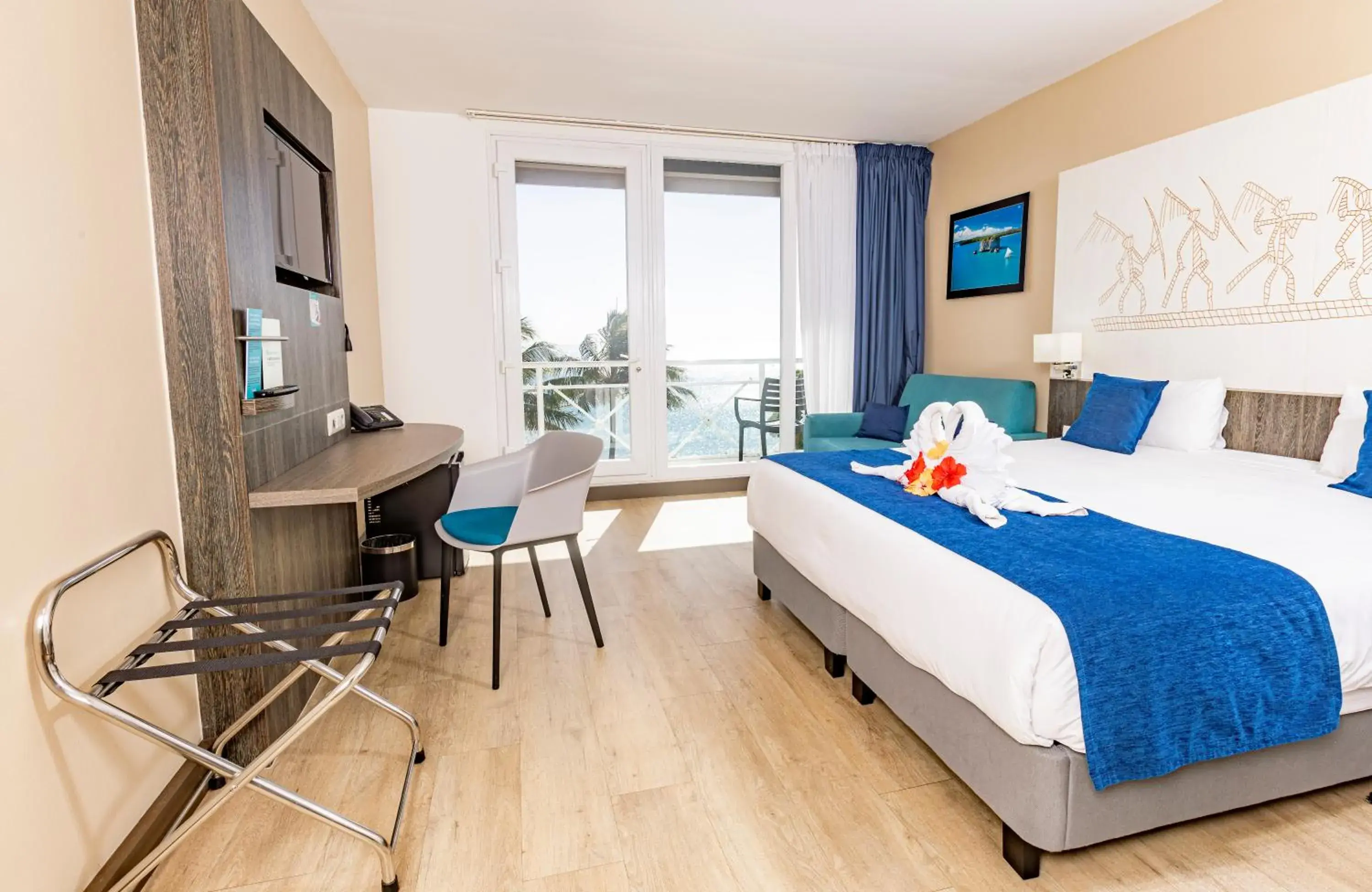 Double Room with Sea View in Hotel Beaurivage Double Room with Sea View in Hotel Beaurivage