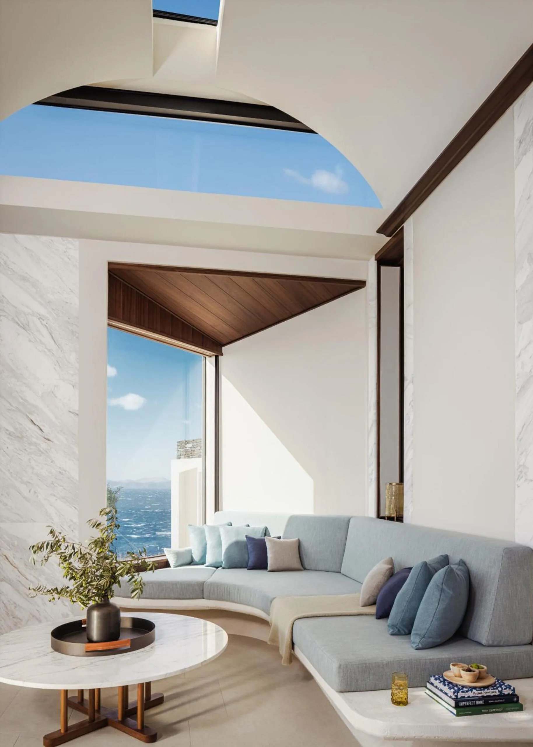 Living room in One&Only Kéa Island