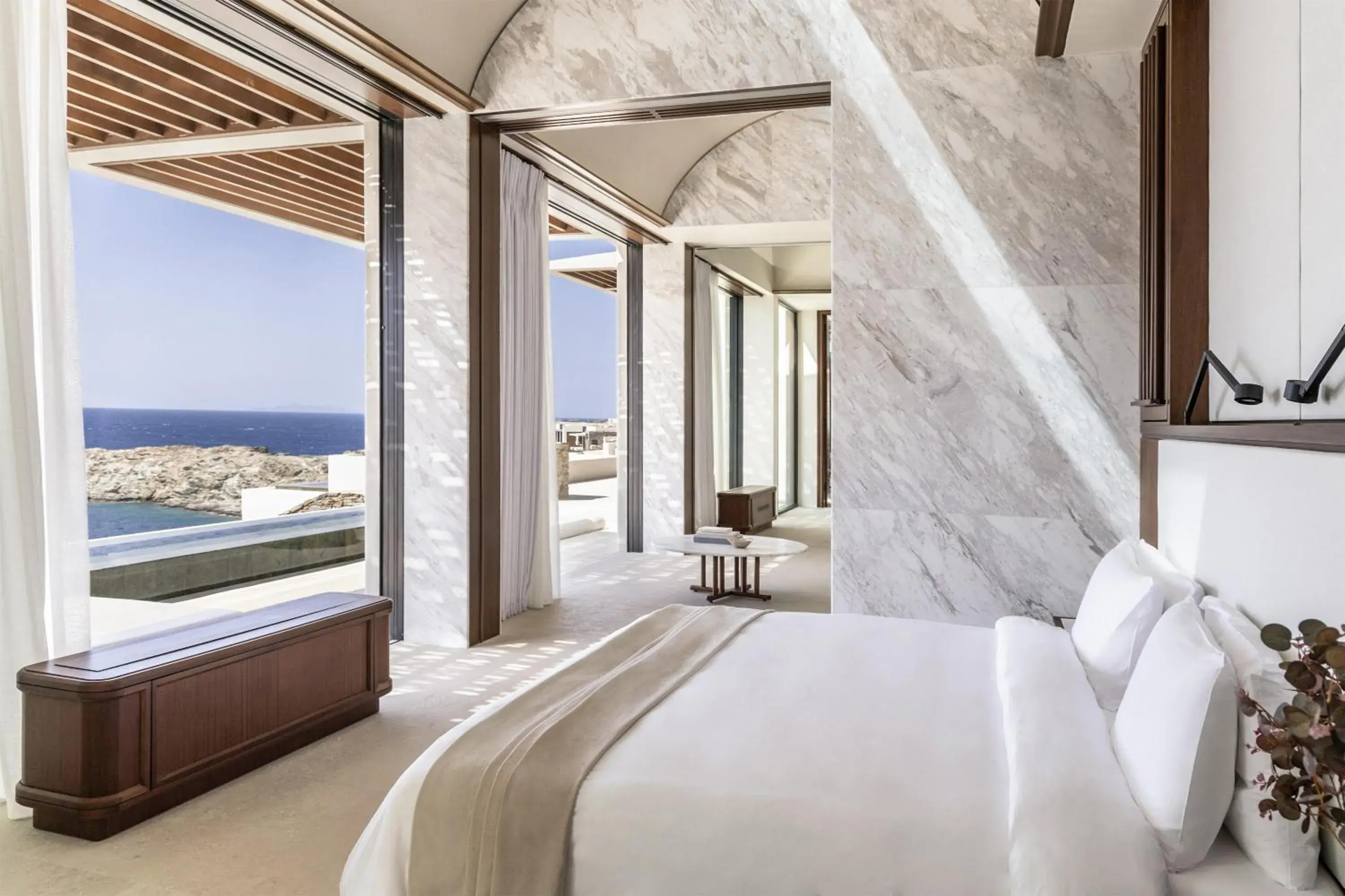 Bedroom, Bed in One&Only Kéa Island Bedroom, Bed in One&Only Kéa Island