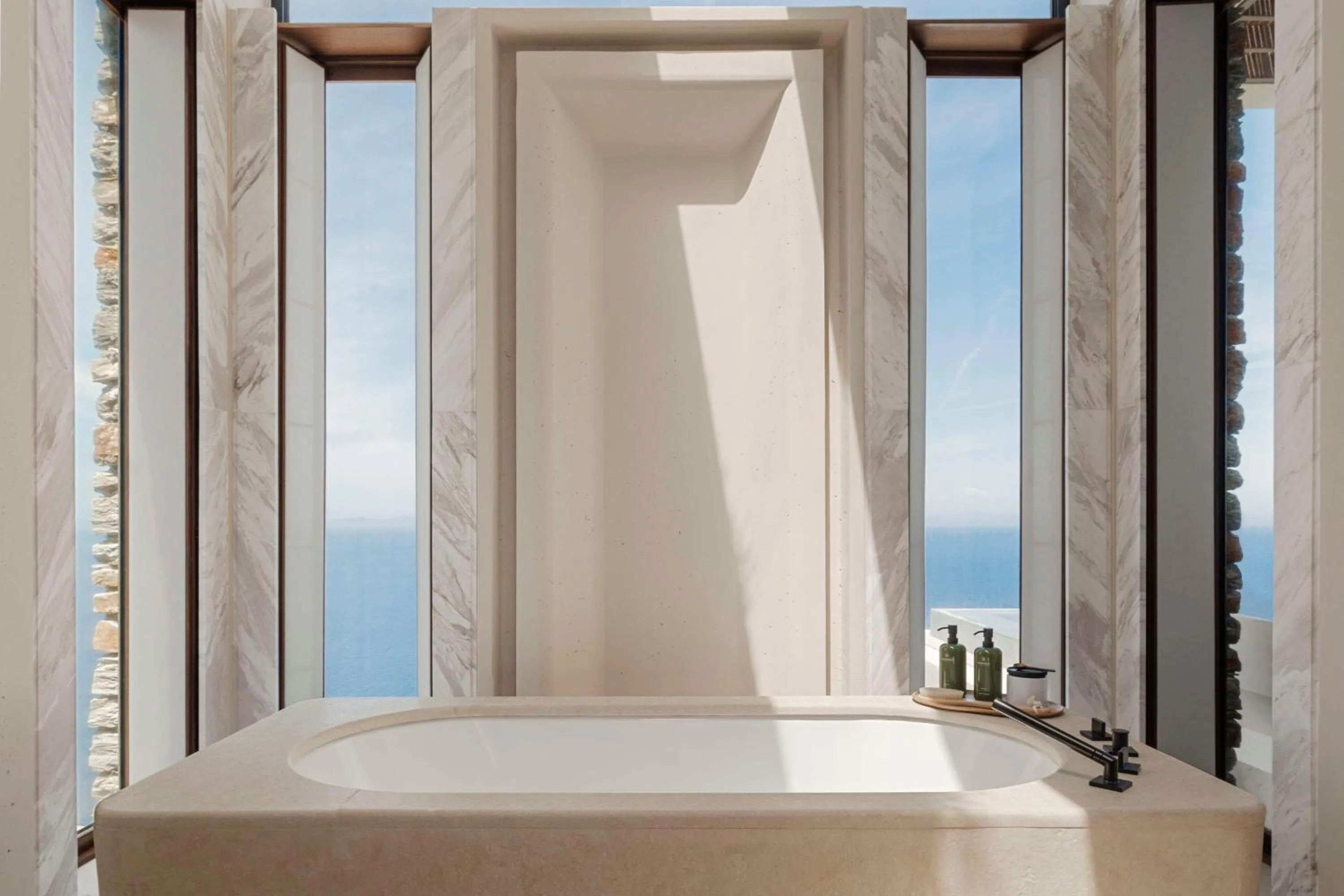 Bathroom, Bed in One&Only Kéa Island