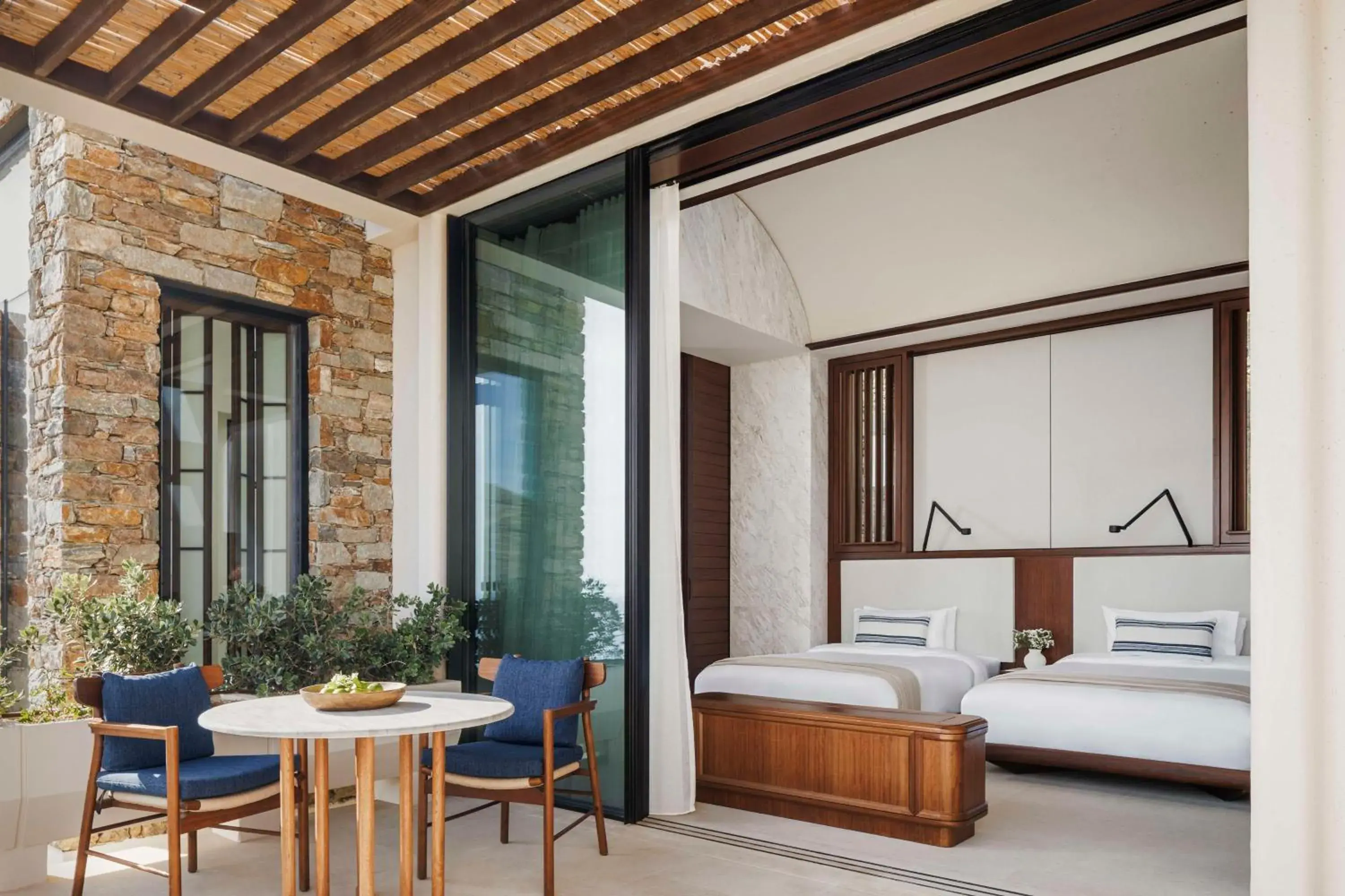 Bedroom, Bed in One&Only Kéa Island Bedroom, Bed in One&Only Kéa Island