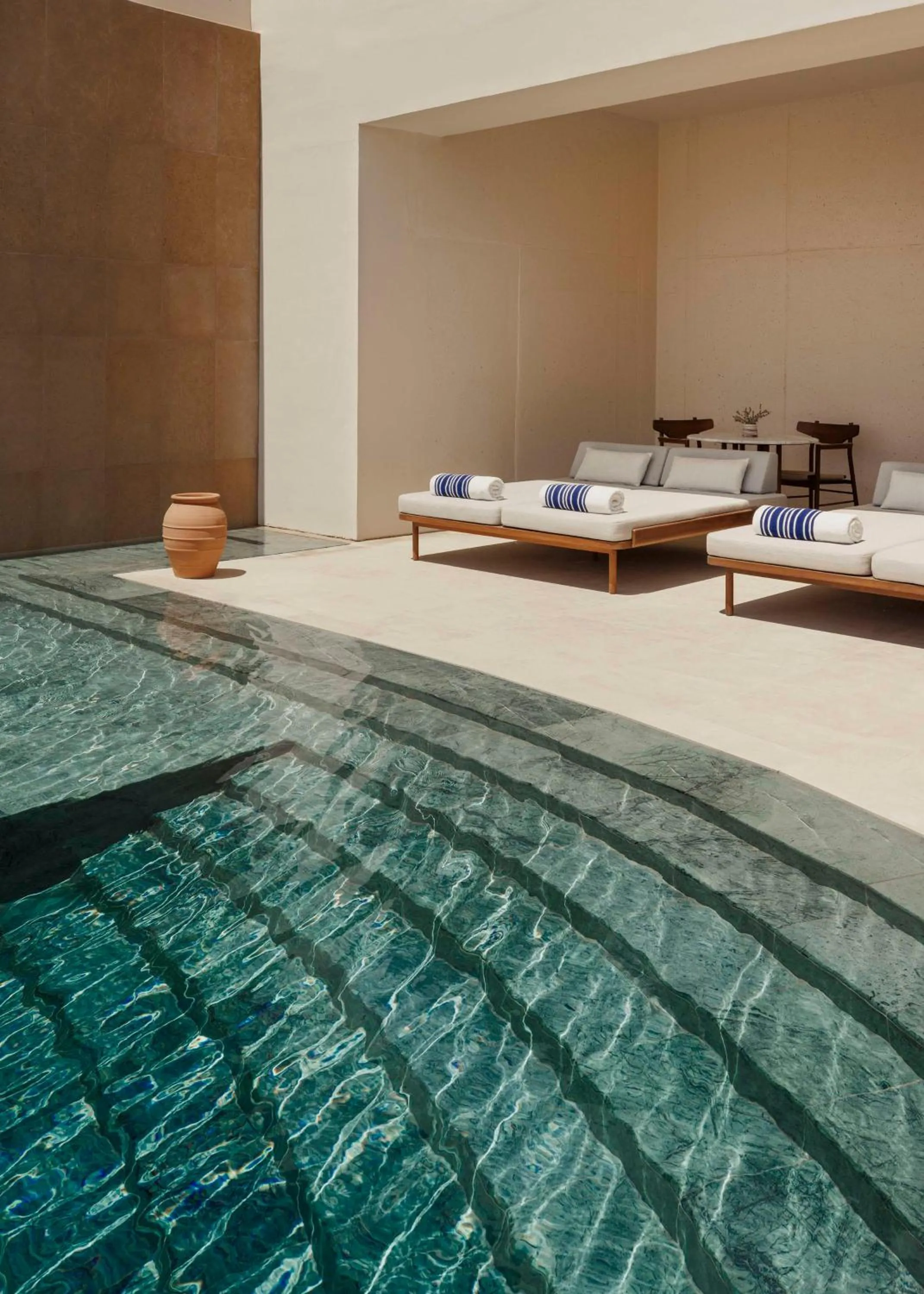 Pool view in One&Only Kéa Island