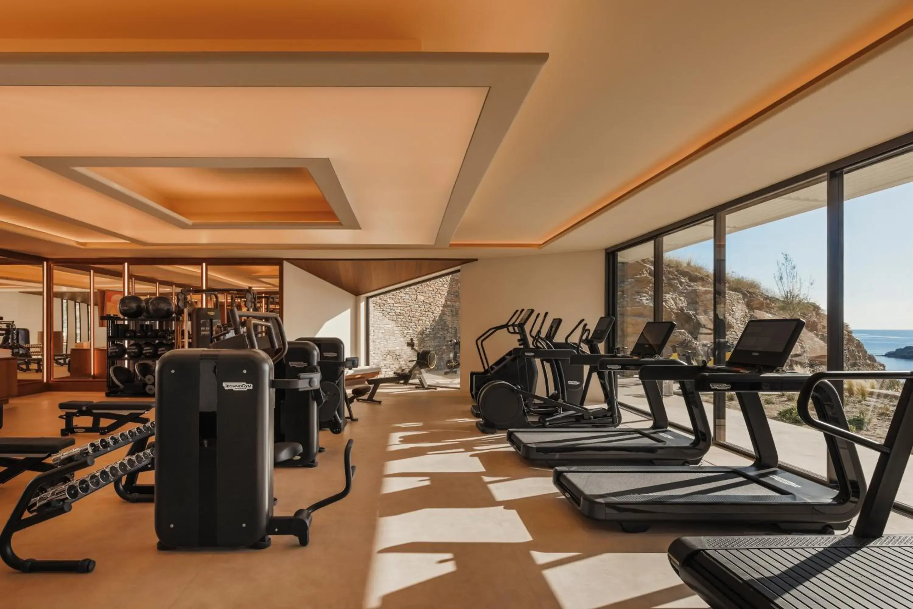 Fitness centre/facilities in One&Only Kéa Island Fitness centre/facilities in One&Only Kéa Island