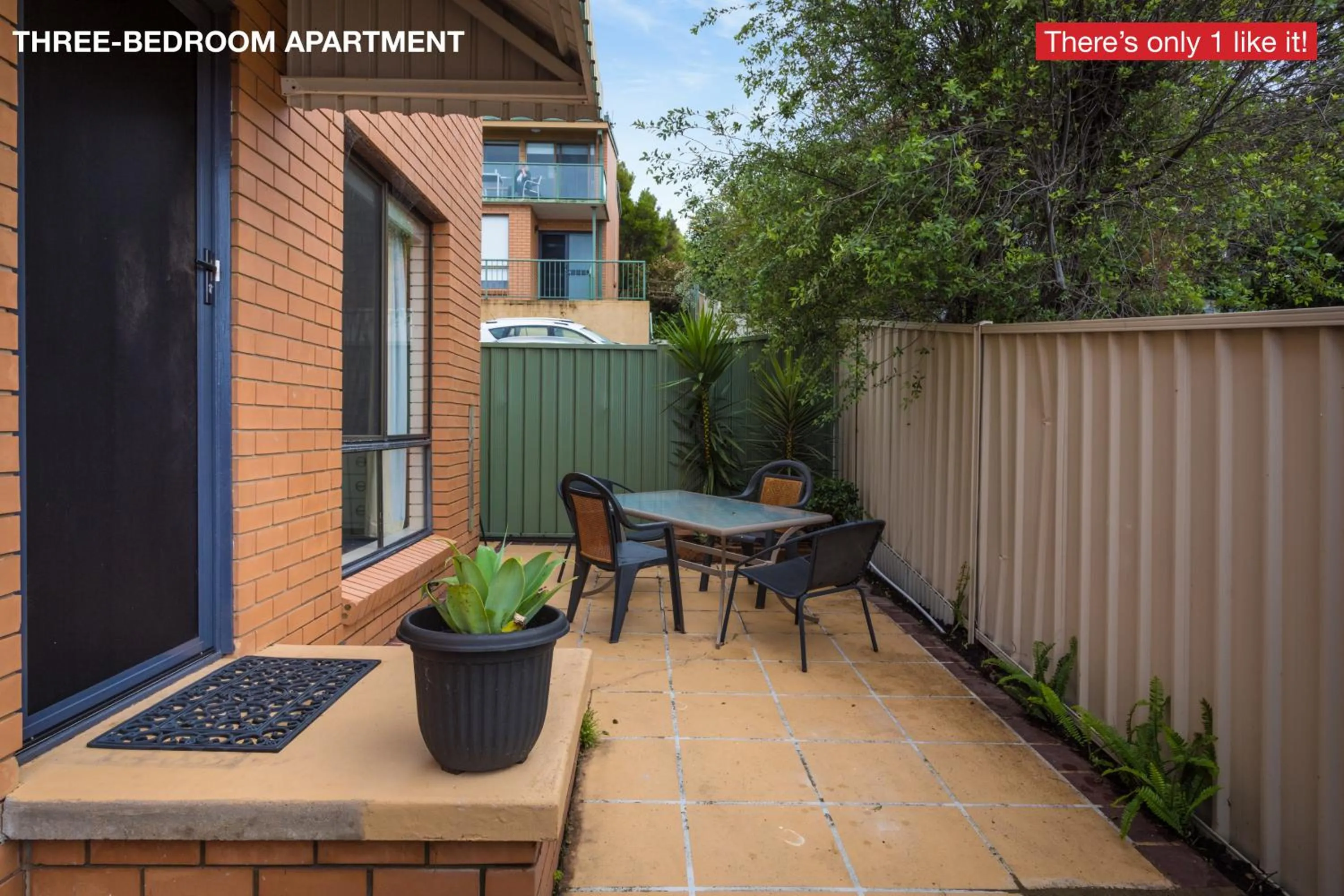 Patio in Panoramic Townhouses by Lisa