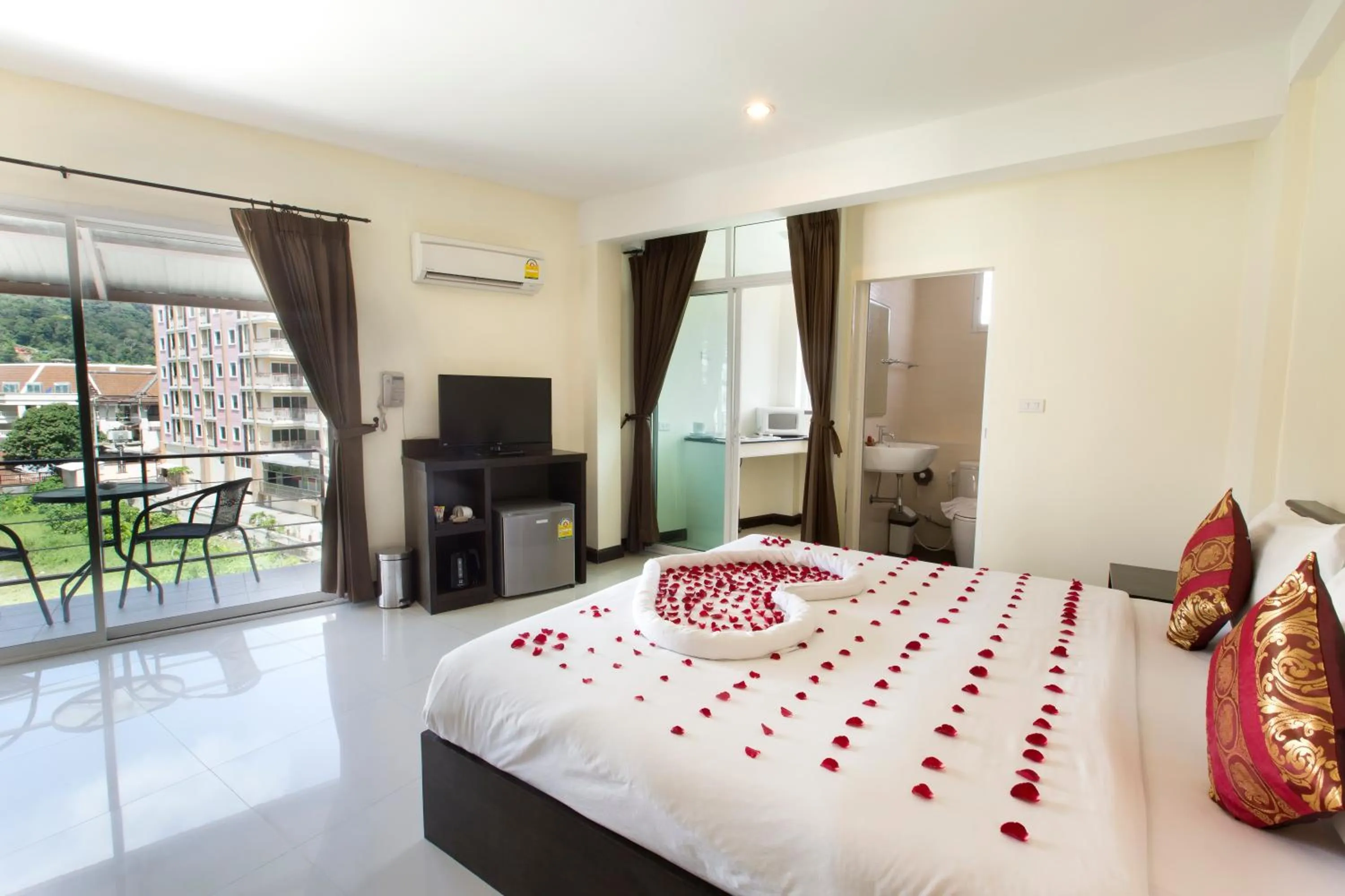 Bedroom, Bed in The Elegant Patong