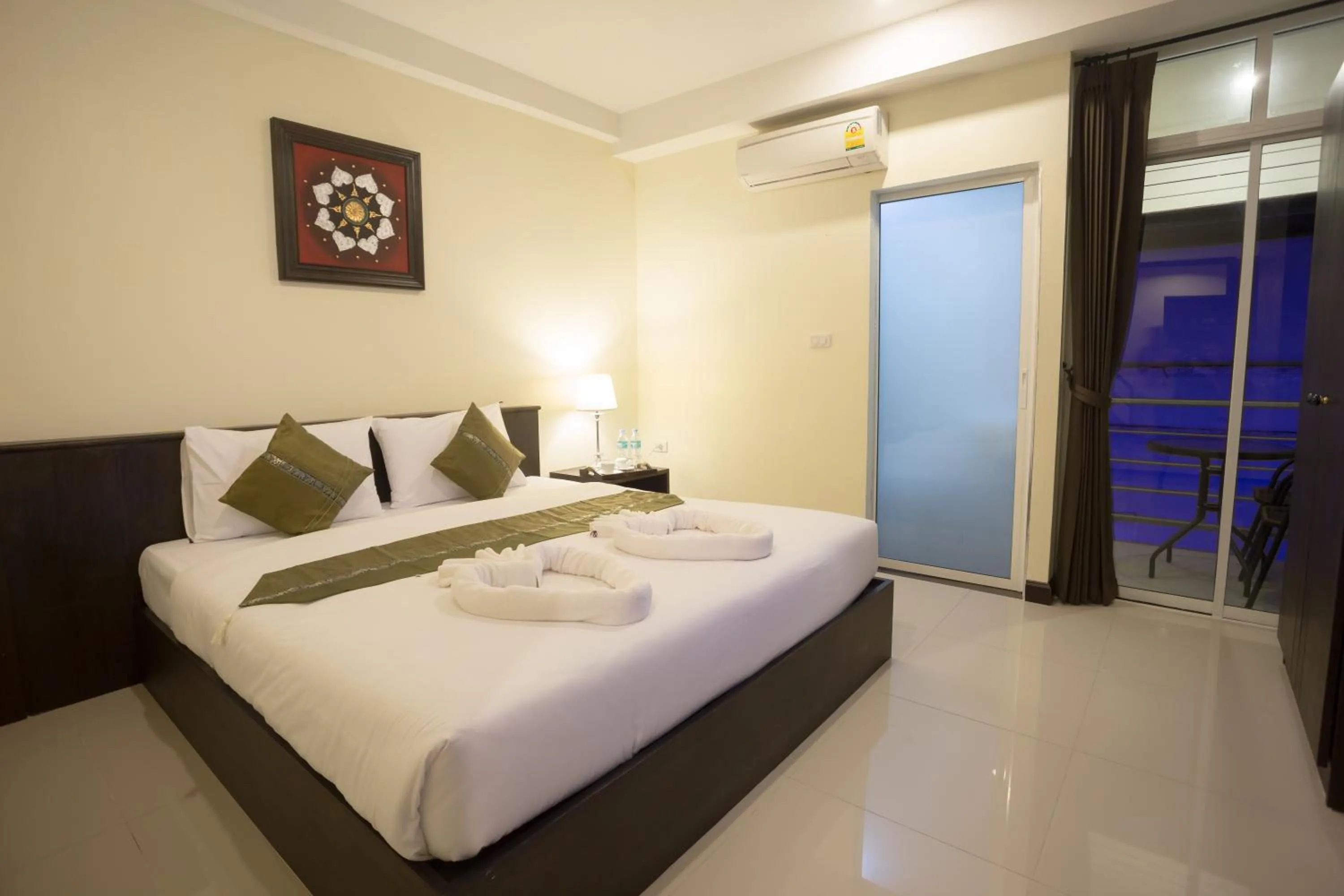Bedroom, Bed in The Elegant Patong