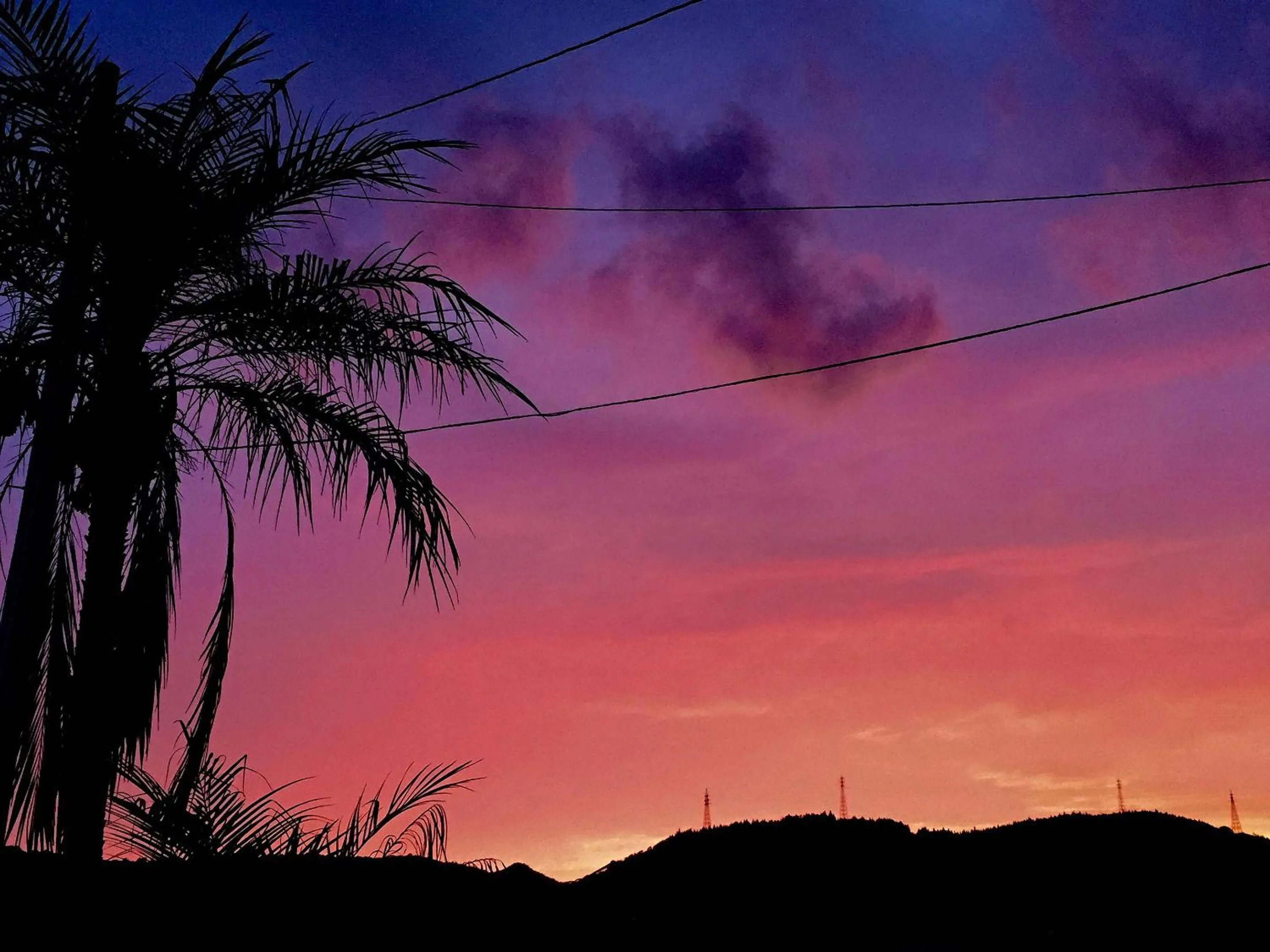 Sunset in Tabist Guest house Pumping Surf