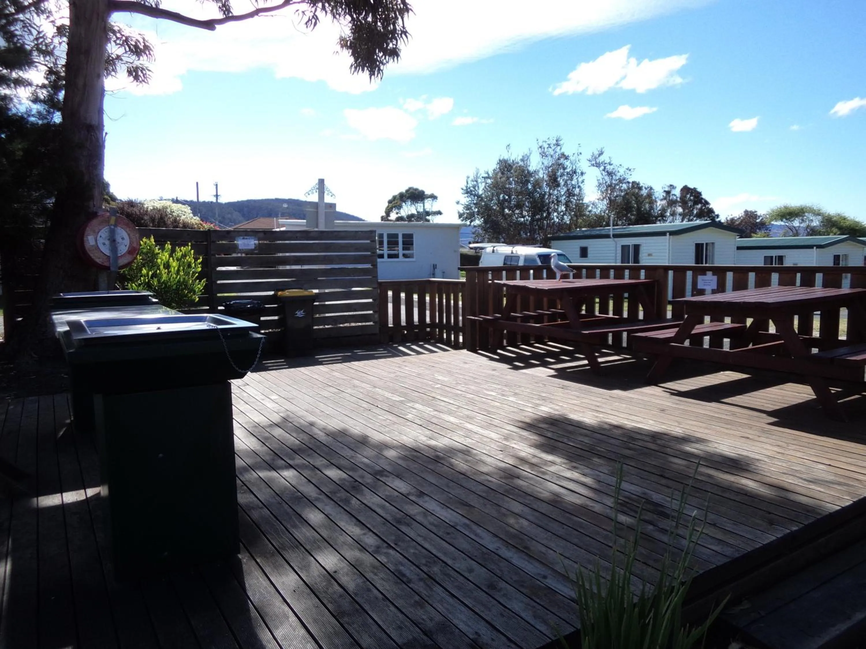 Balcony/Terrace in Bicheno East Coast Holiday Park
