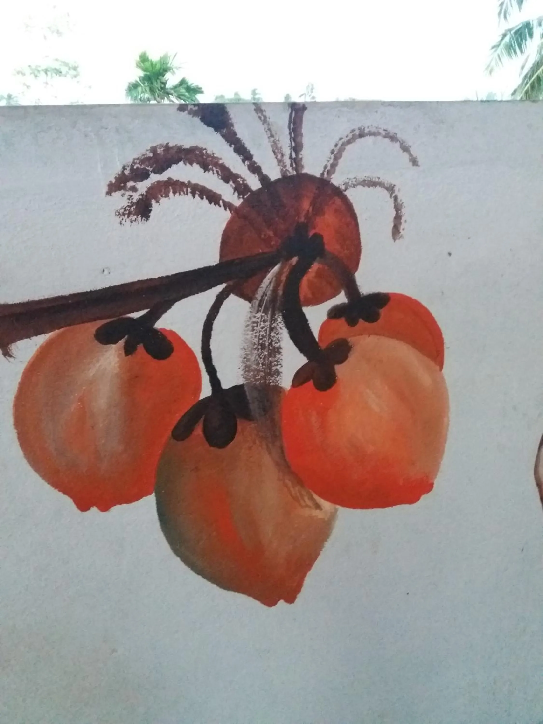 Decorative detail in Peacock Wings Guest