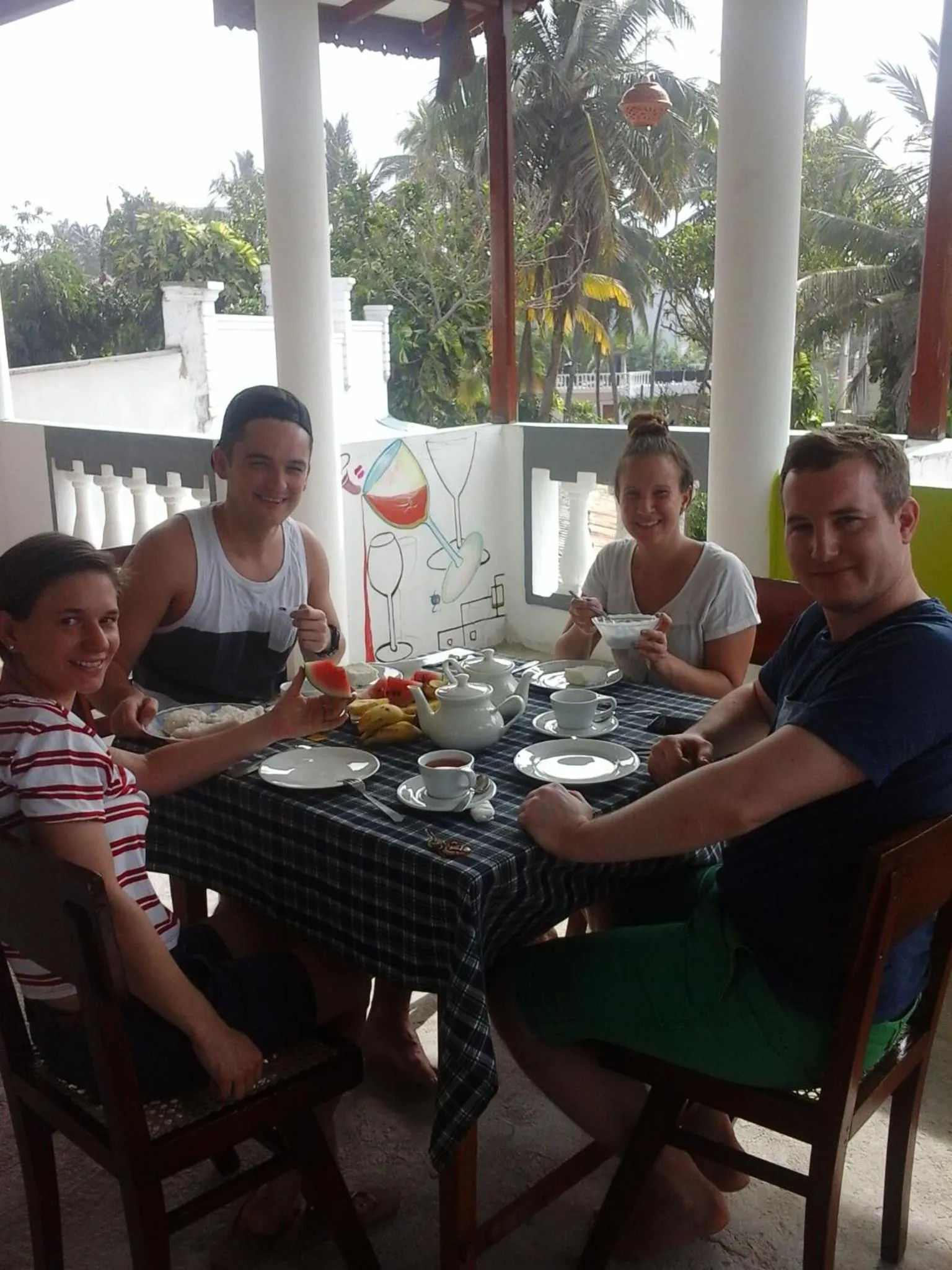 Continental breakfast in Peacock Wings Guest