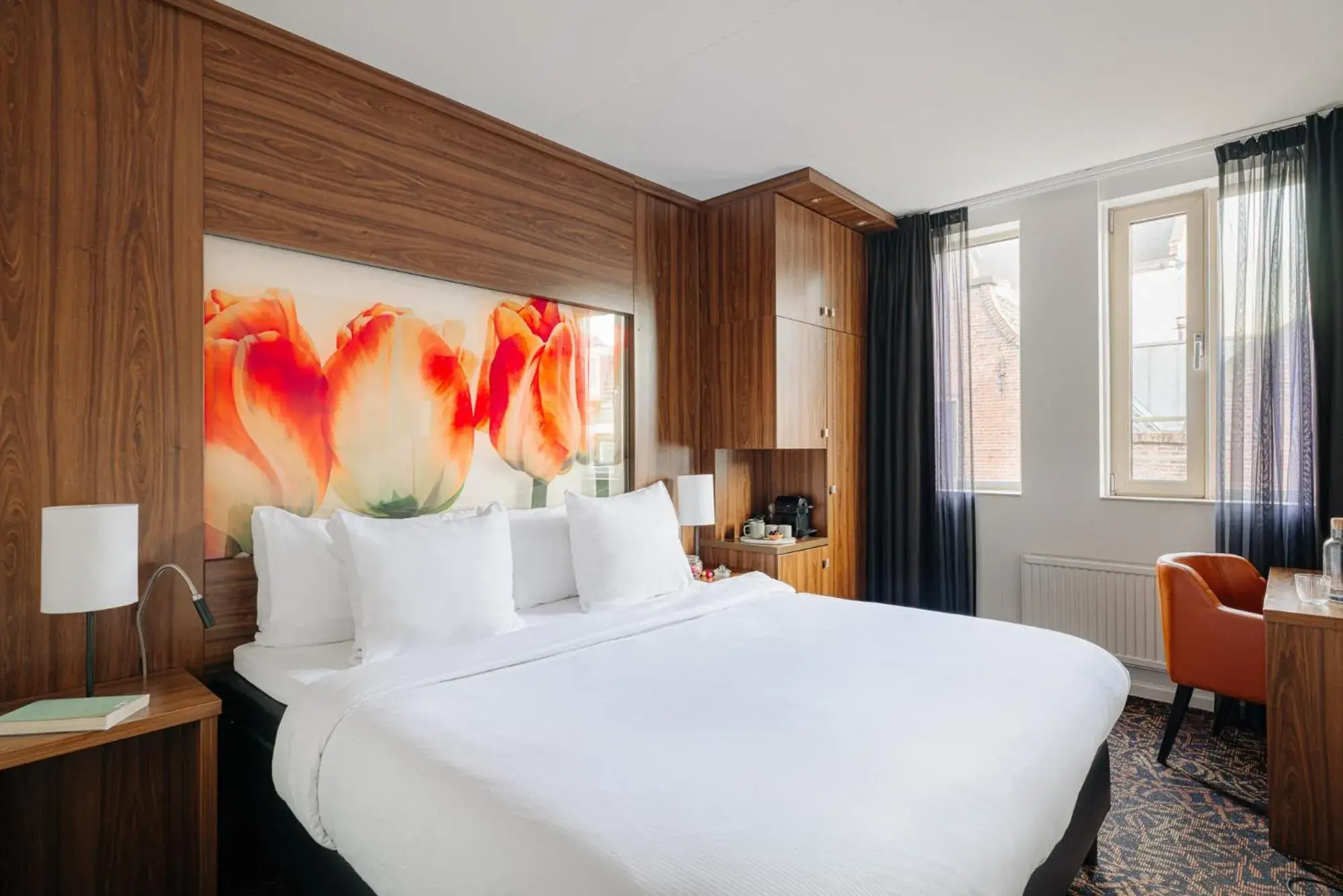 Bedroom, Bed in Eden Hotel Amsterdam Bedroom, Bed in Eden Hotel Amsterdam