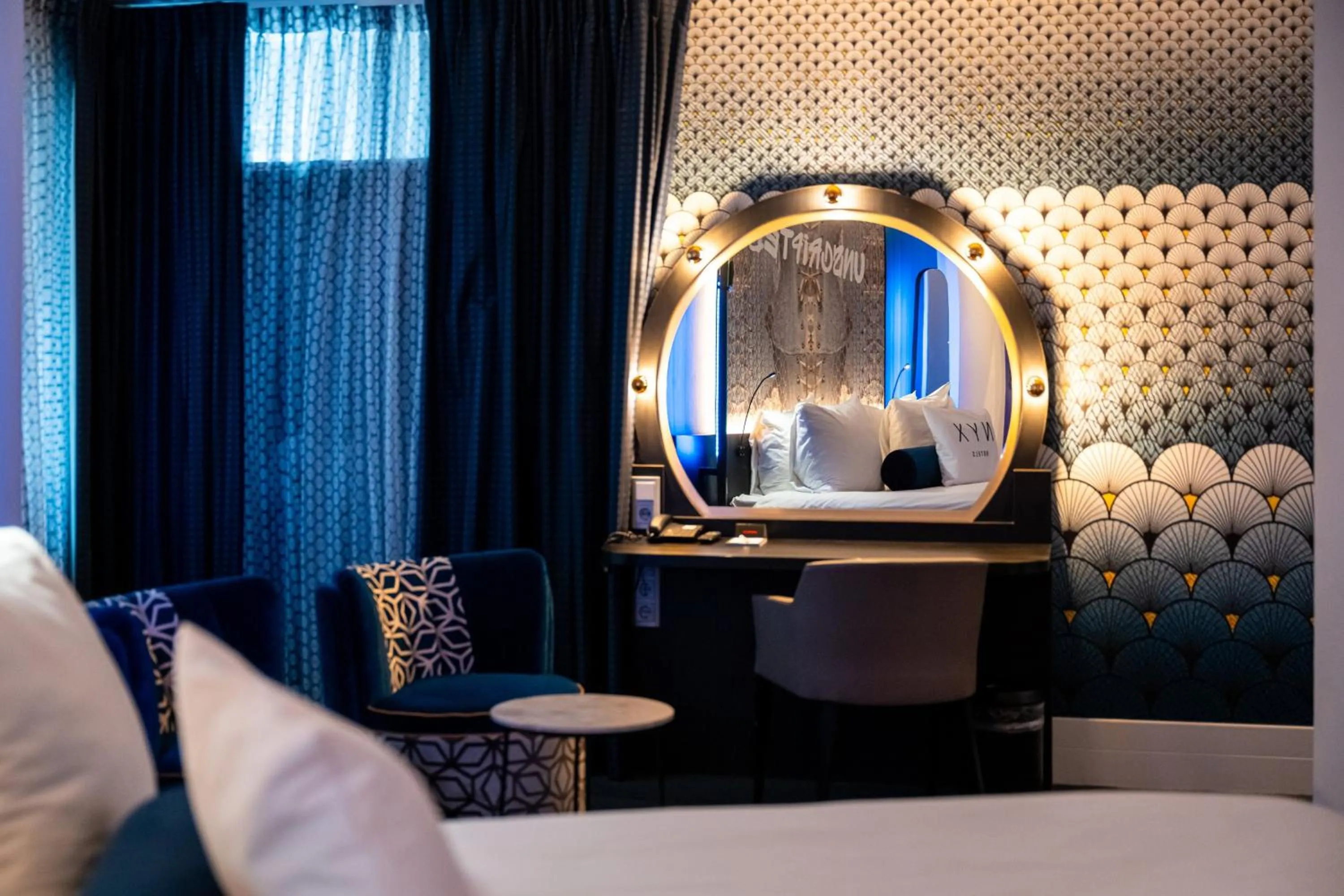 Photo of the whole room, Bed in NYX Hotel Amsterdam Rembrandt Square