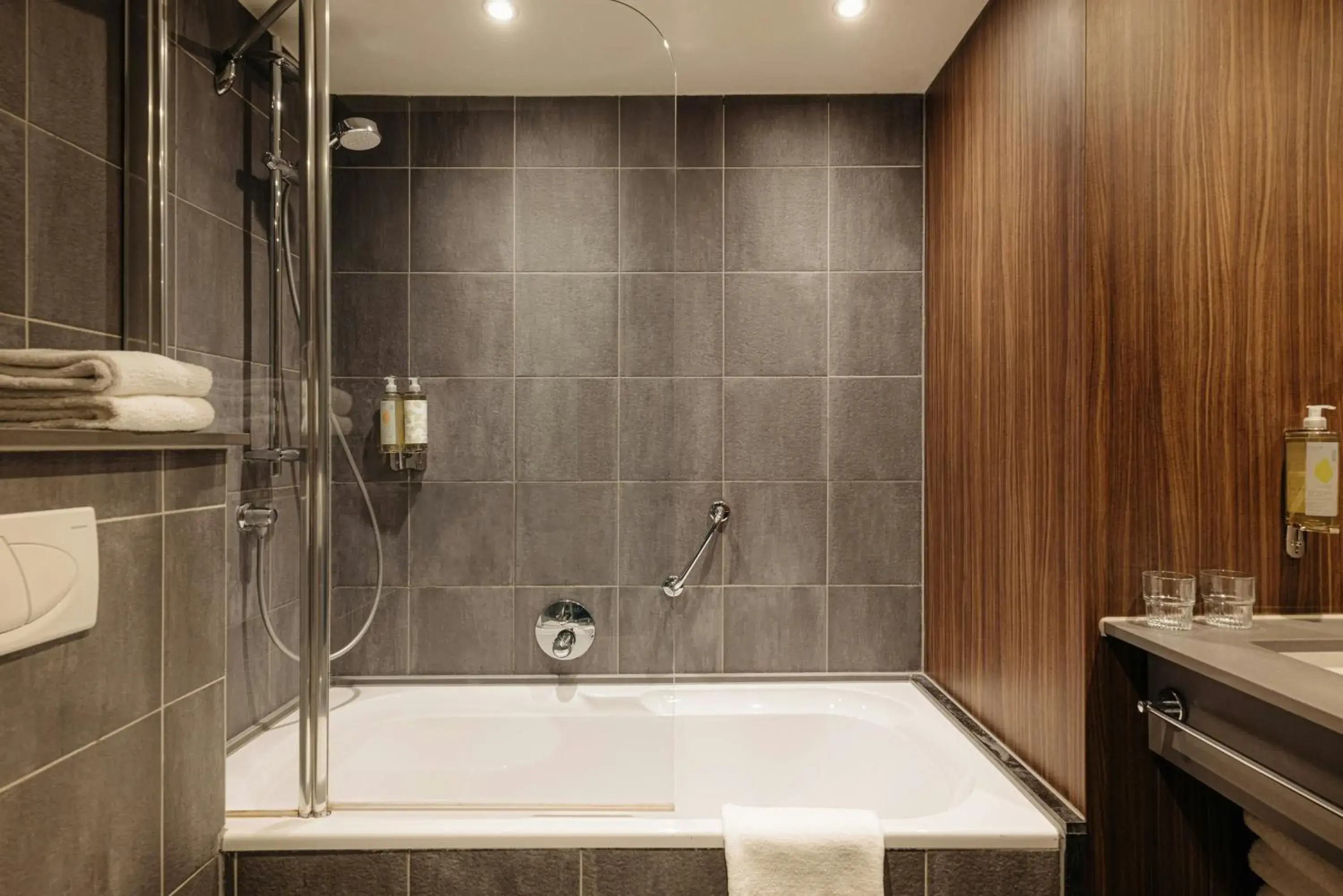 Bathroom in NYX Hotel Amsterdam Rembrandt Square Bathroom in NYX Hotel Amsterdam Rembrandt Square