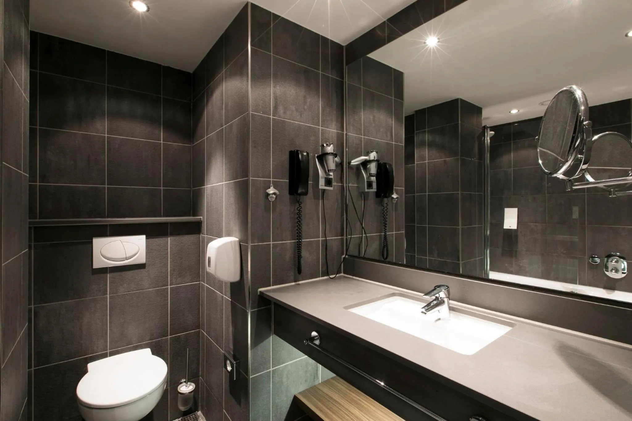 Bathroom in NYX Hotel Amsterdam Rembrandt Square