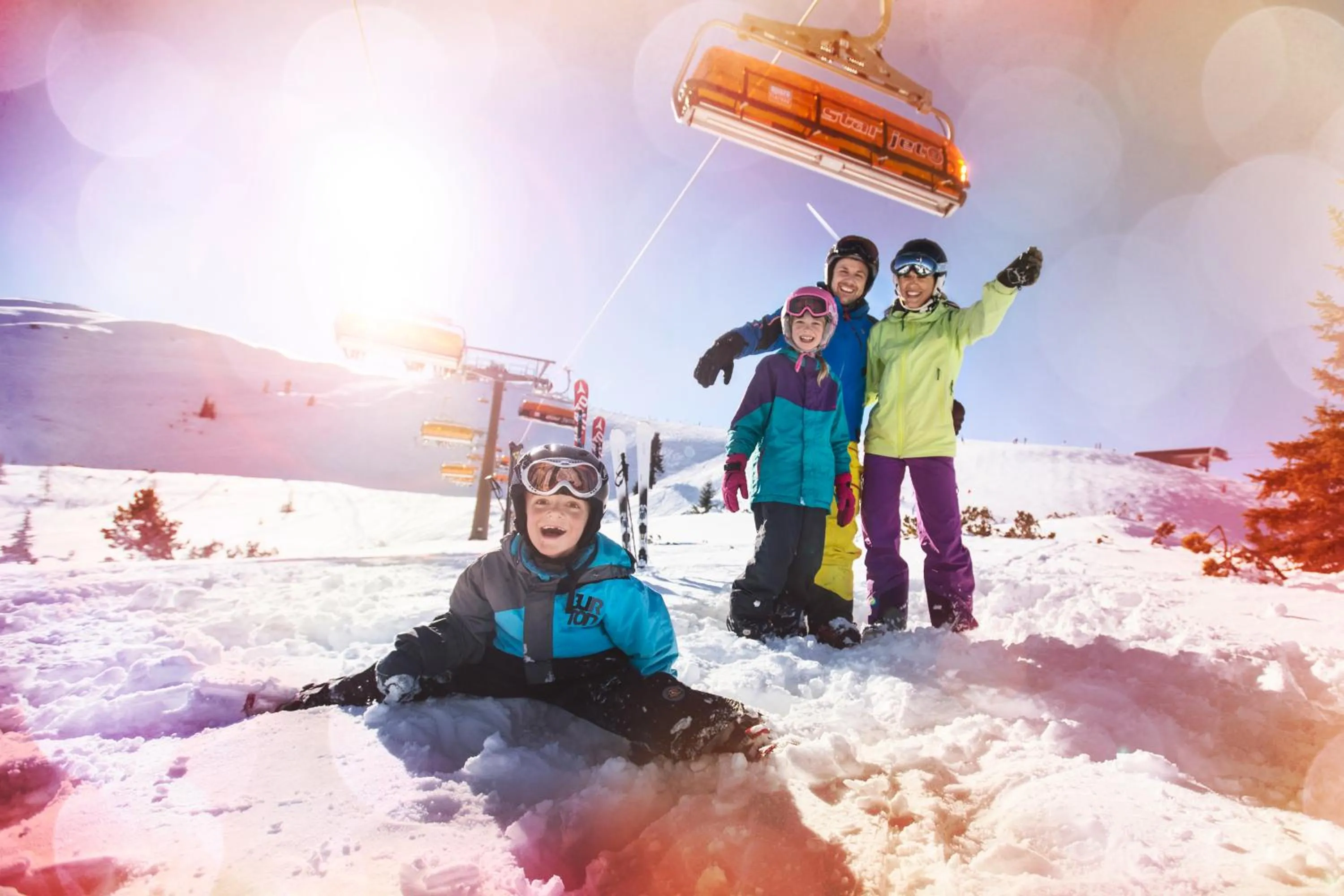 Skiing in Laubichlhof