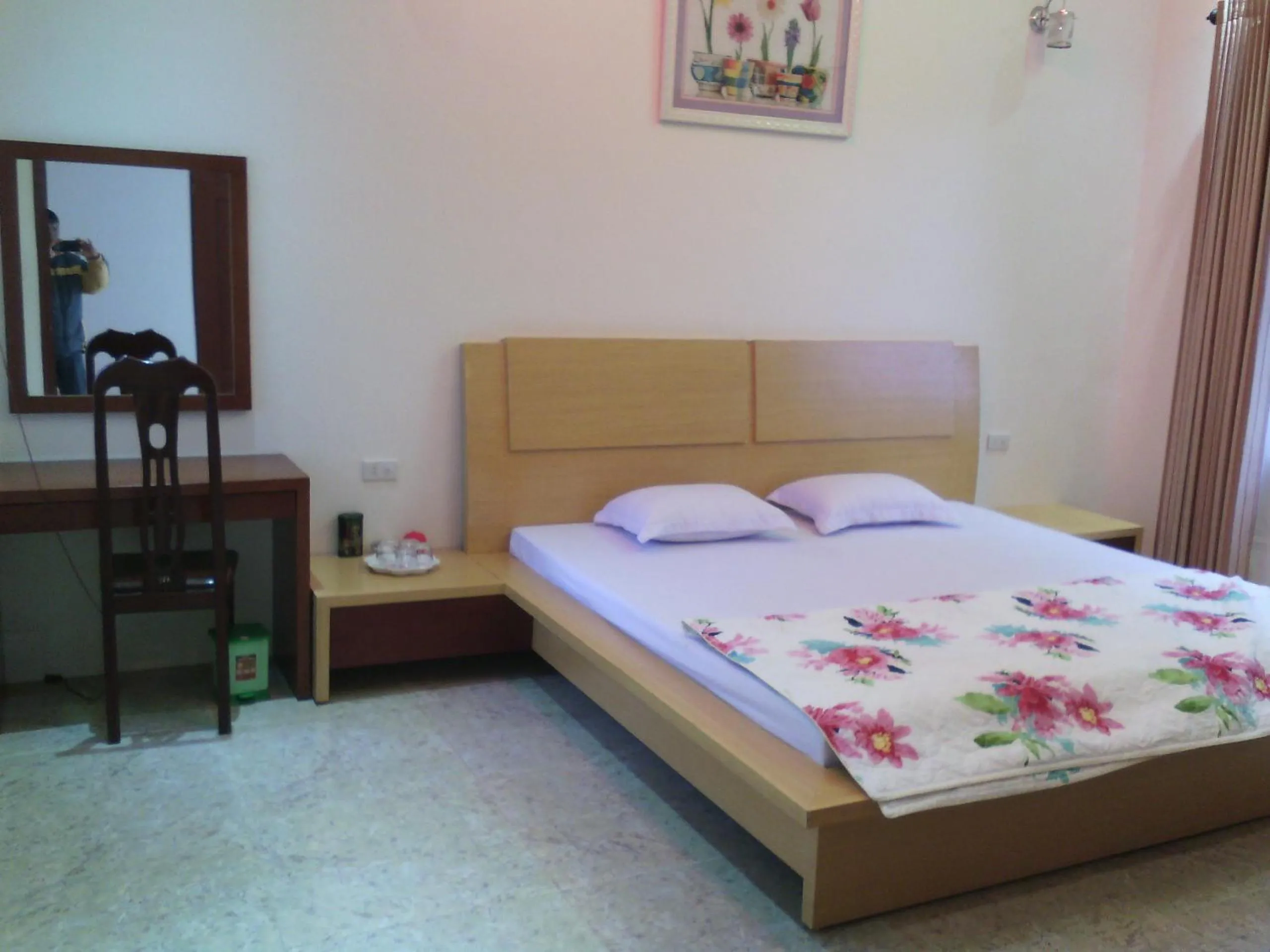 Bed in Cuc Phuong Bungalow