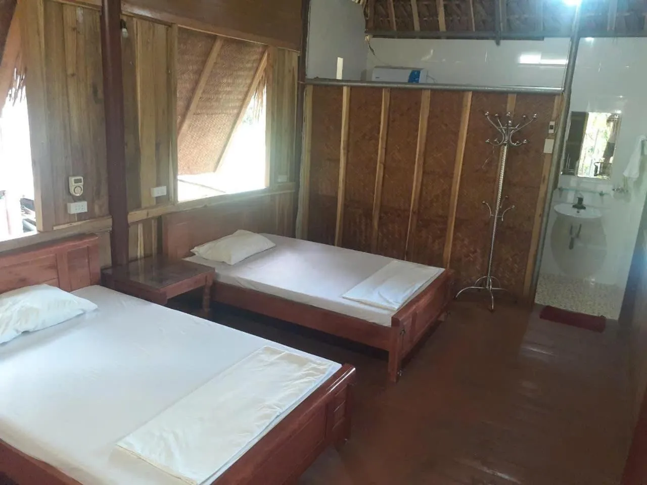 Bed in Cuc Phuong Bungalow